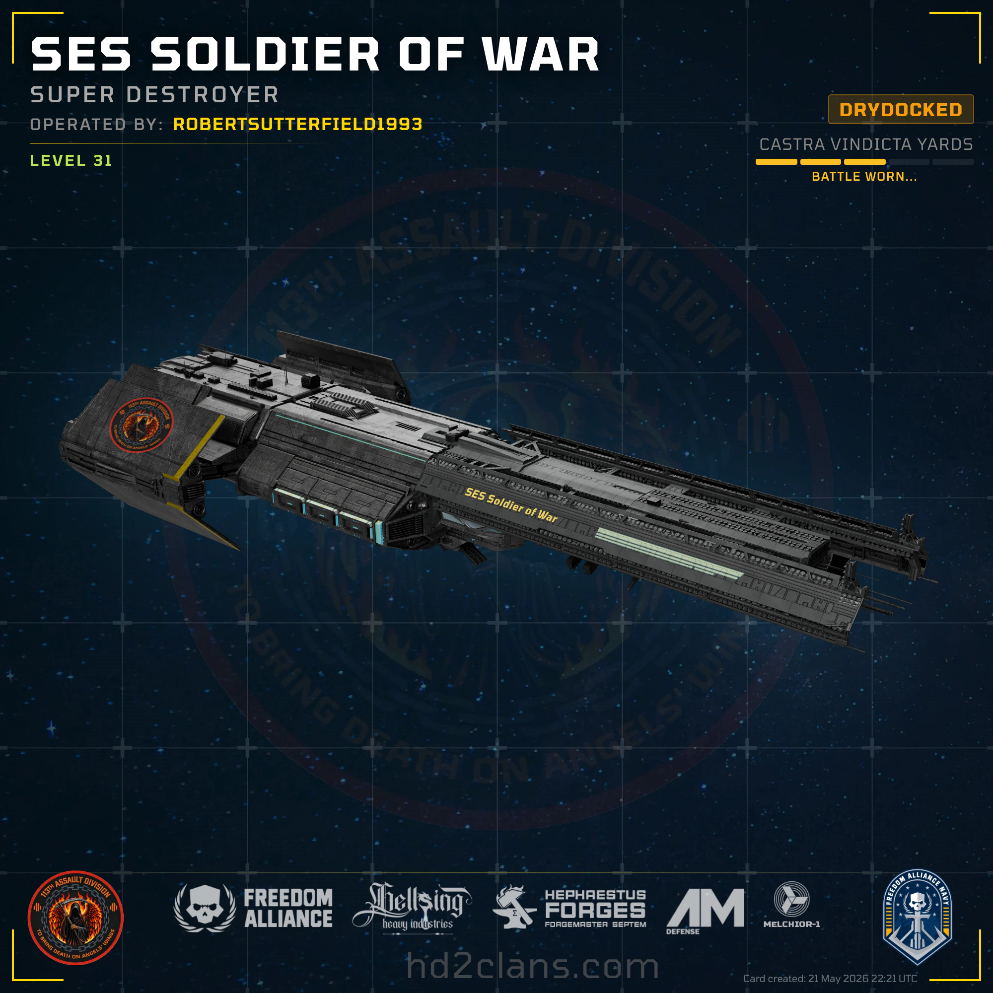 SES Soldier of War