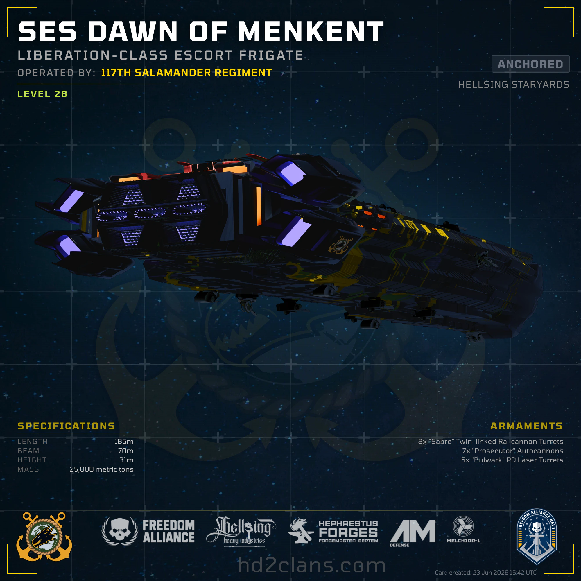 SES Dawn of Menkent