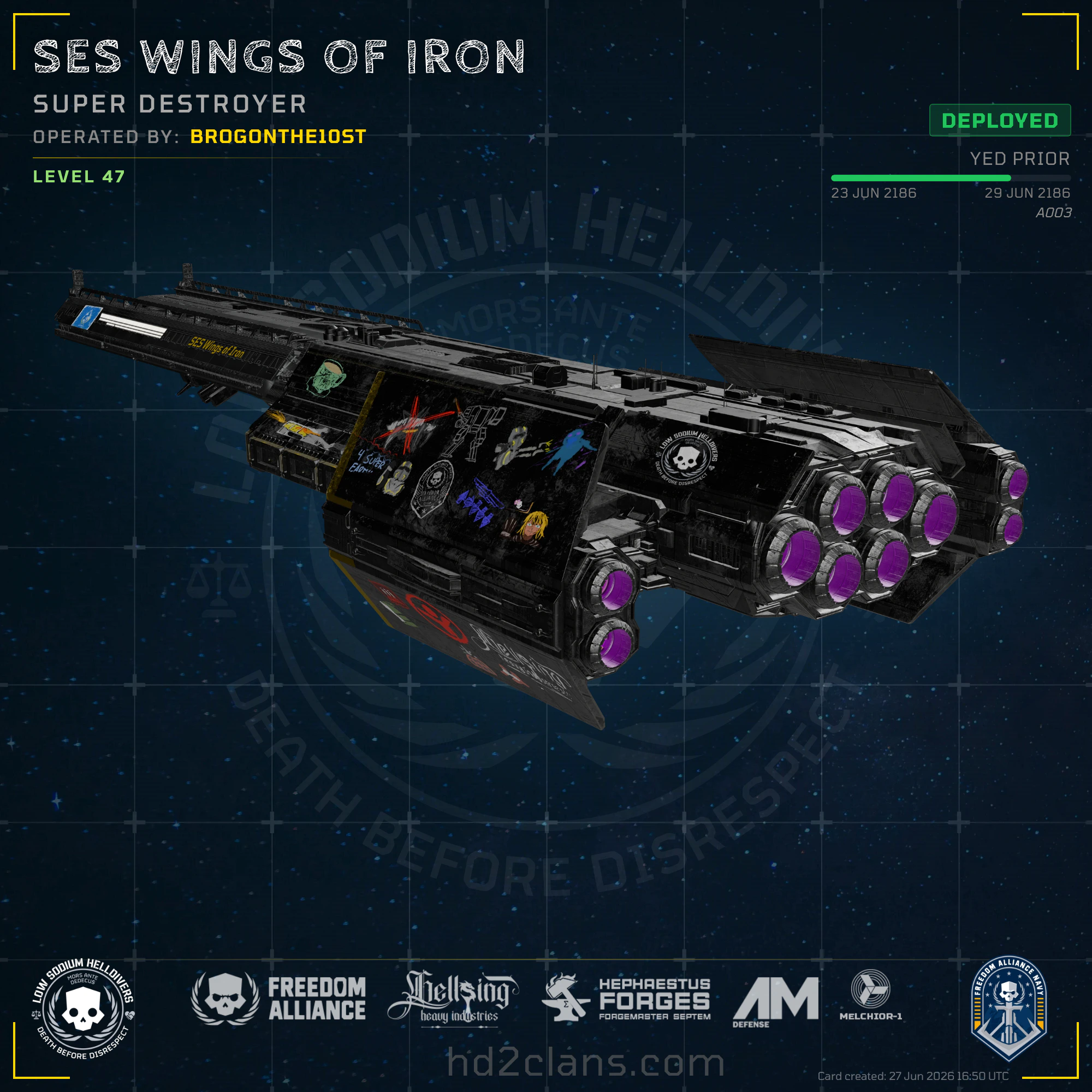 SES Wings of Iron