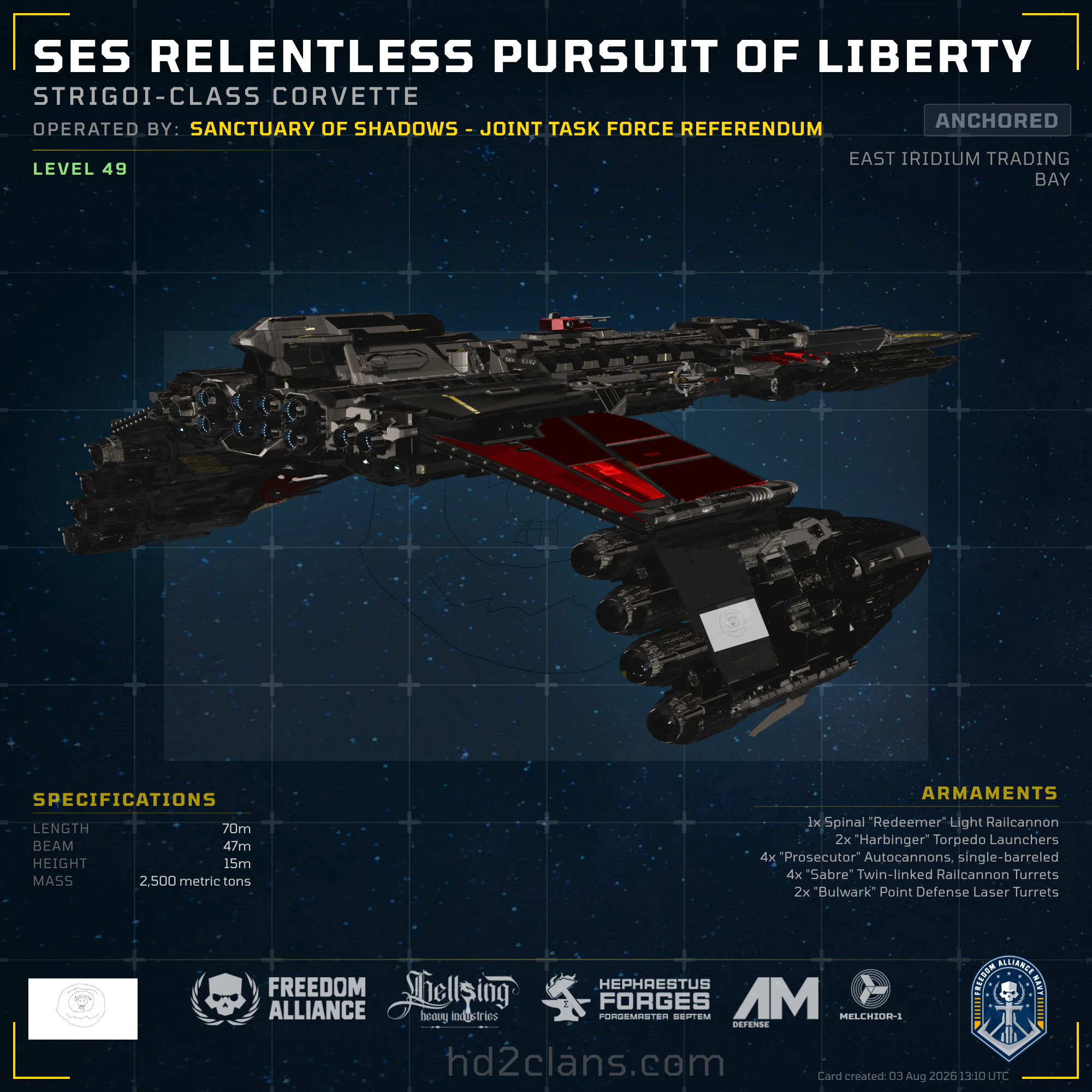 SES Relentless Pursuit of Liberty