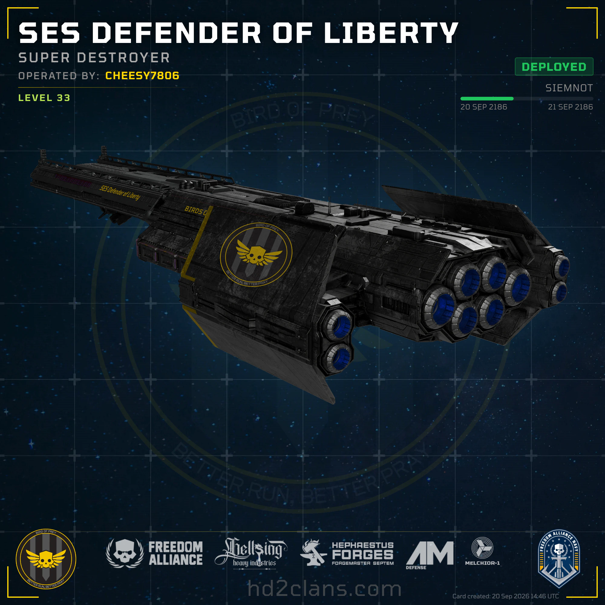 SES Defender of Liberty