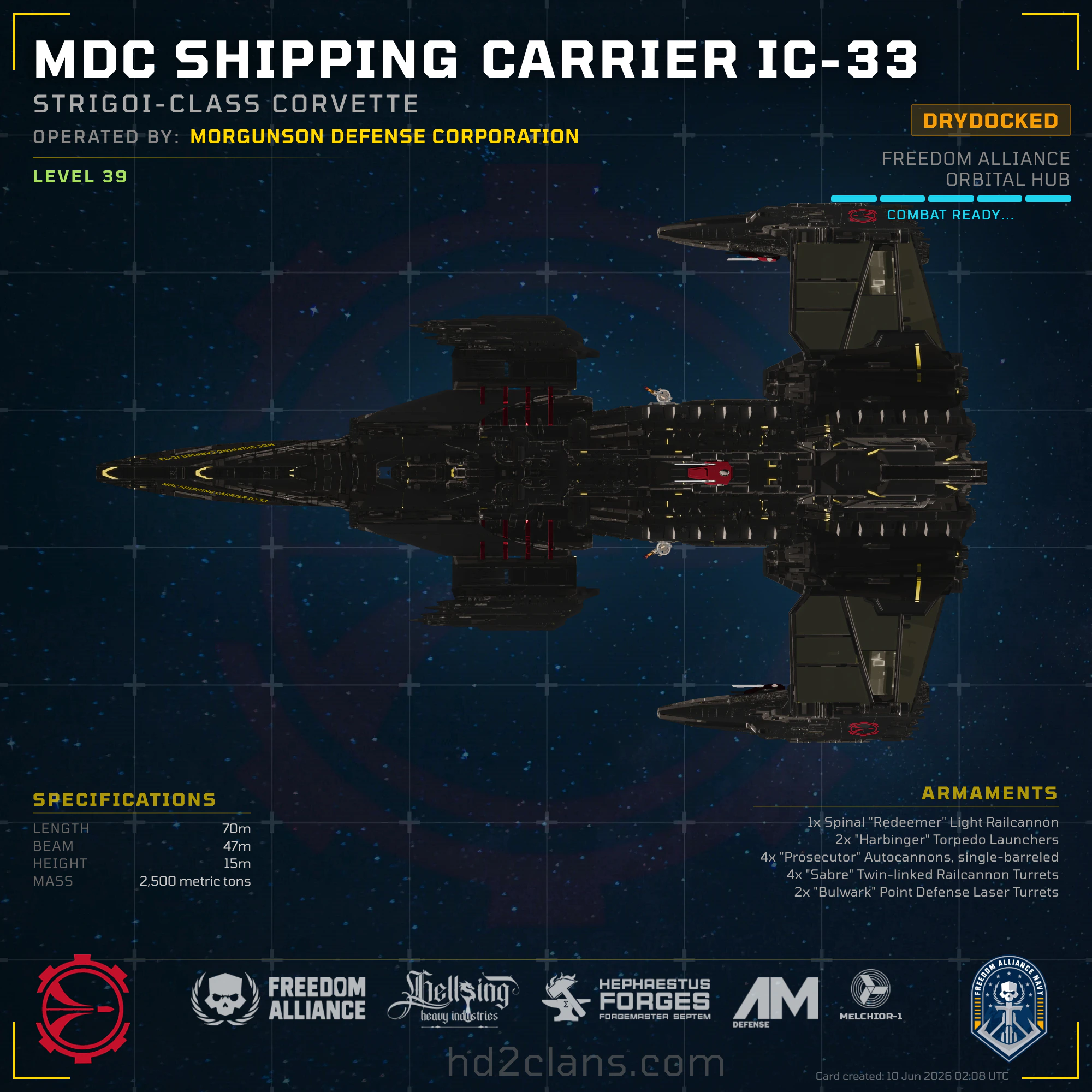 MDC Shipping Carrier IC-33