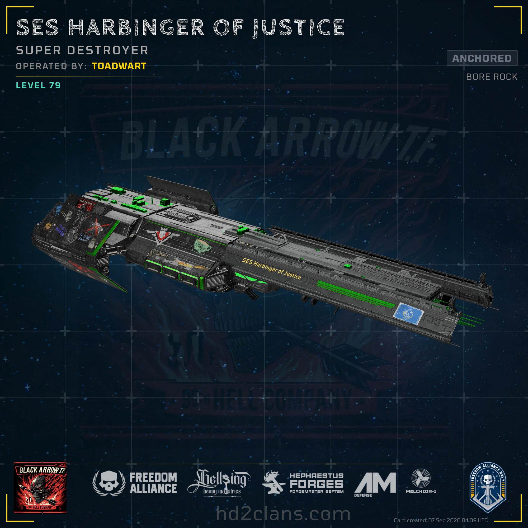 SES Harbinger of Justice