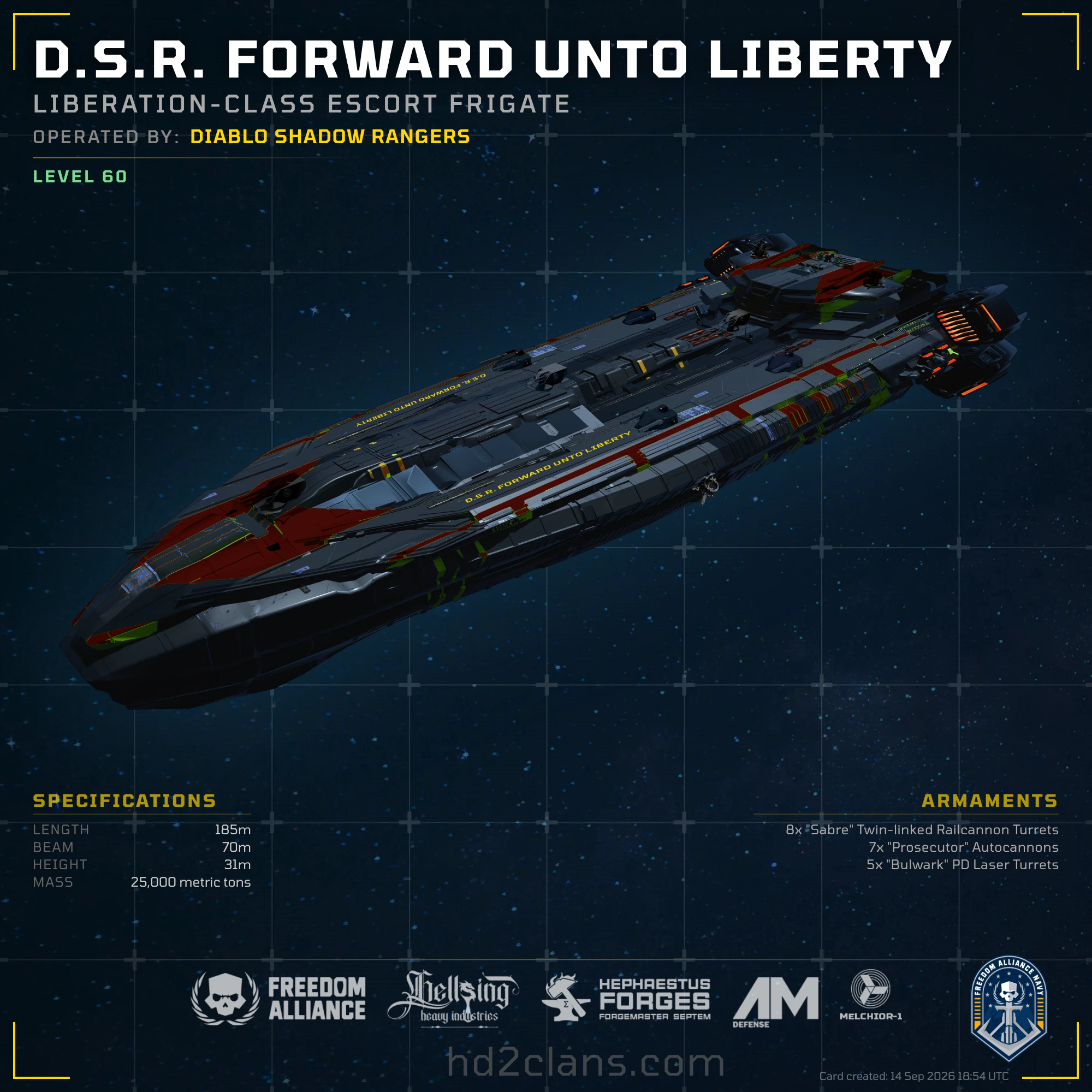 D.S.R. Forward Unto Liberty
