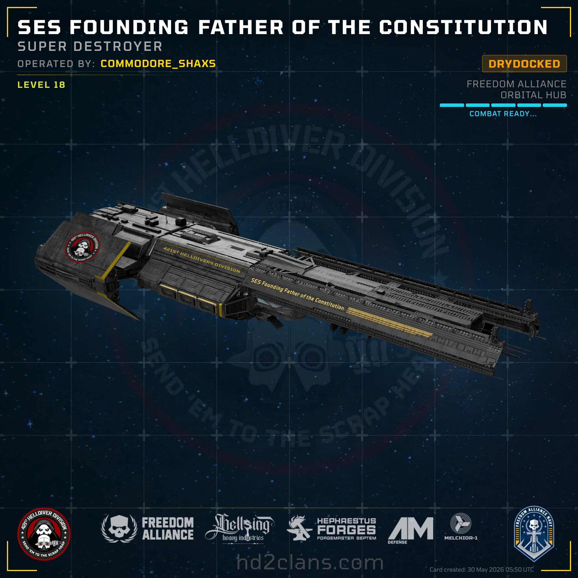 SES Founding Father of the Constitution