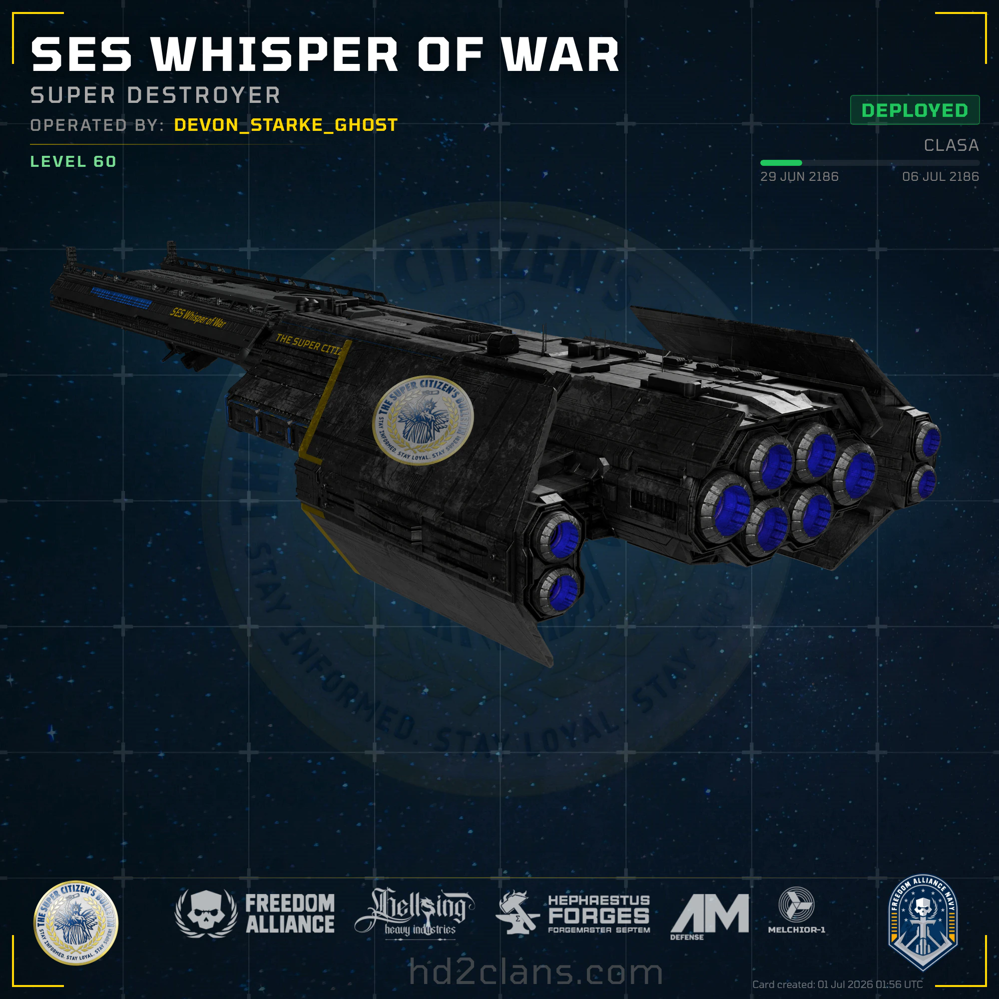 SES Whisper of War