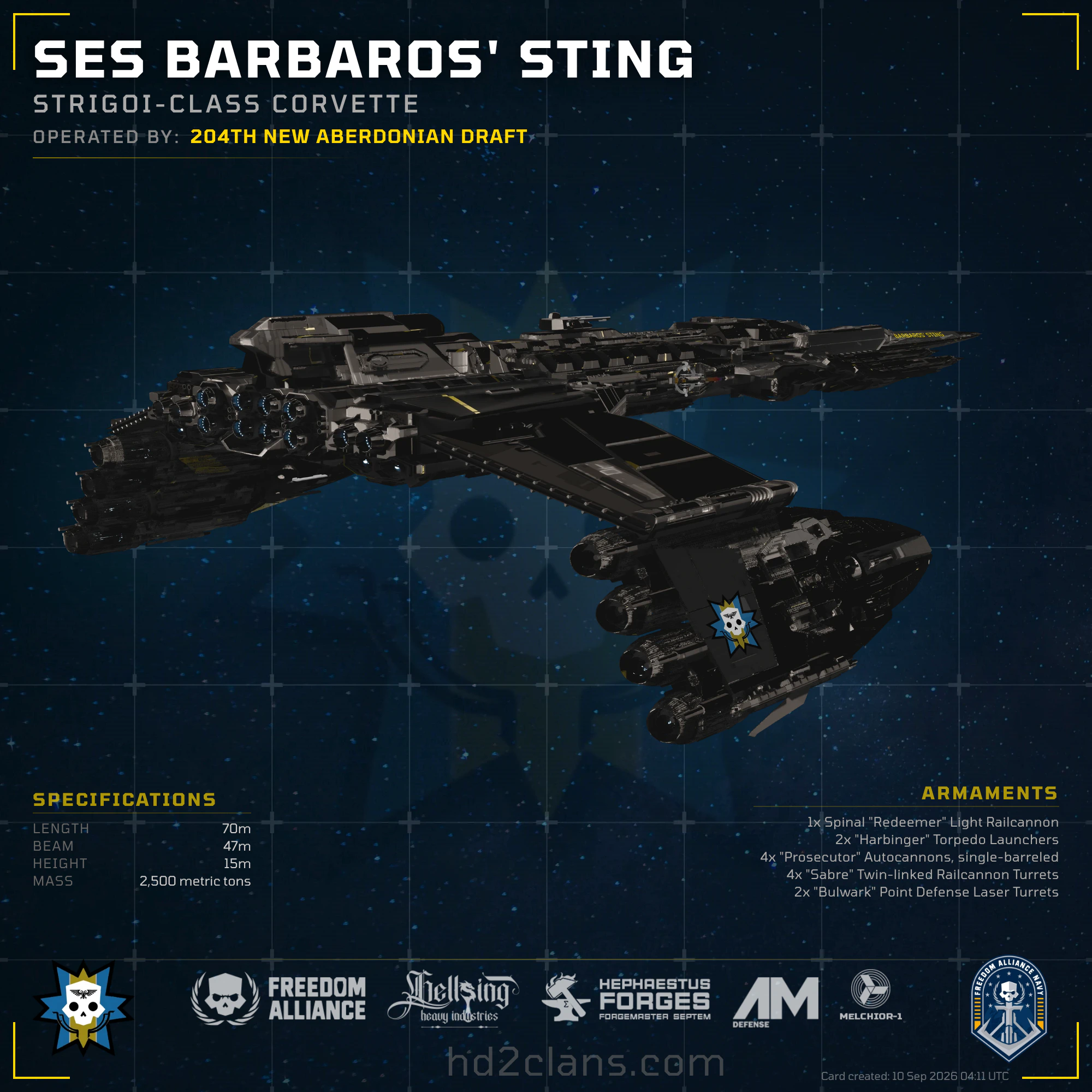SES Barbaros' Sting