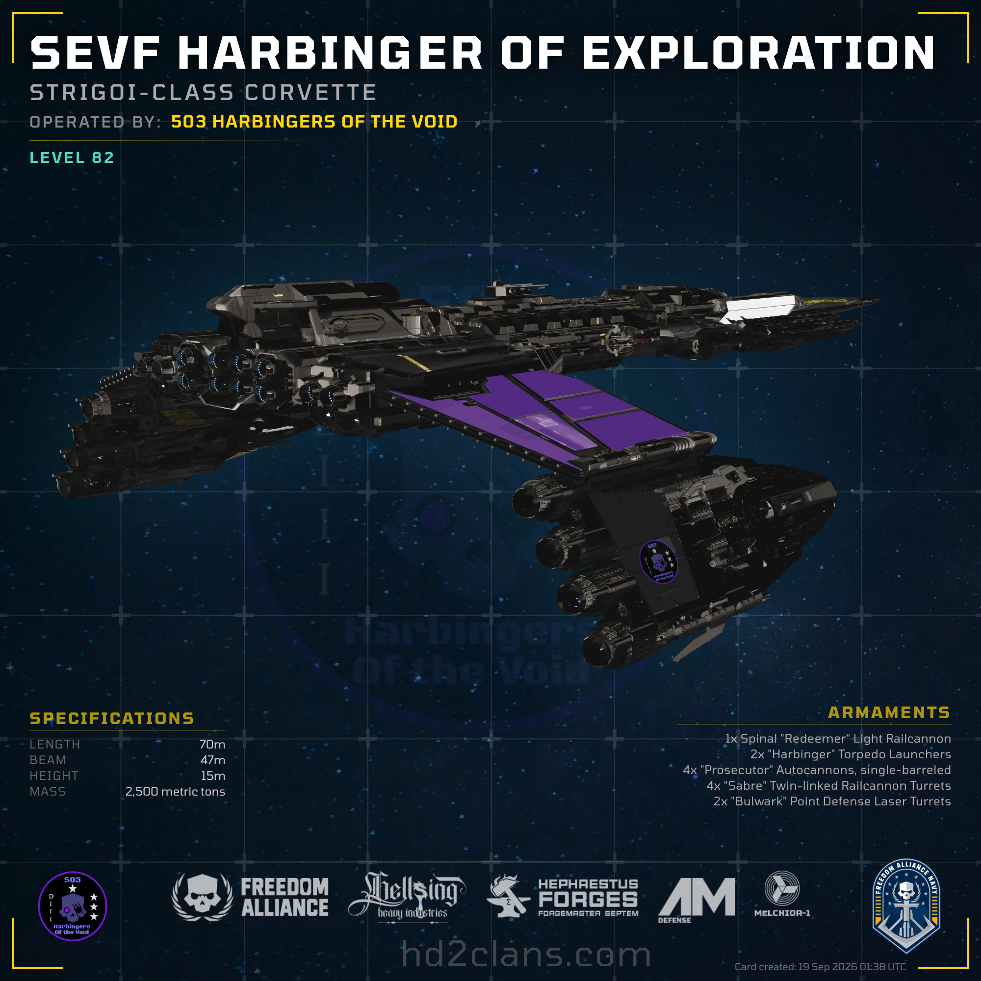 SEVF Harbinger of Exploration