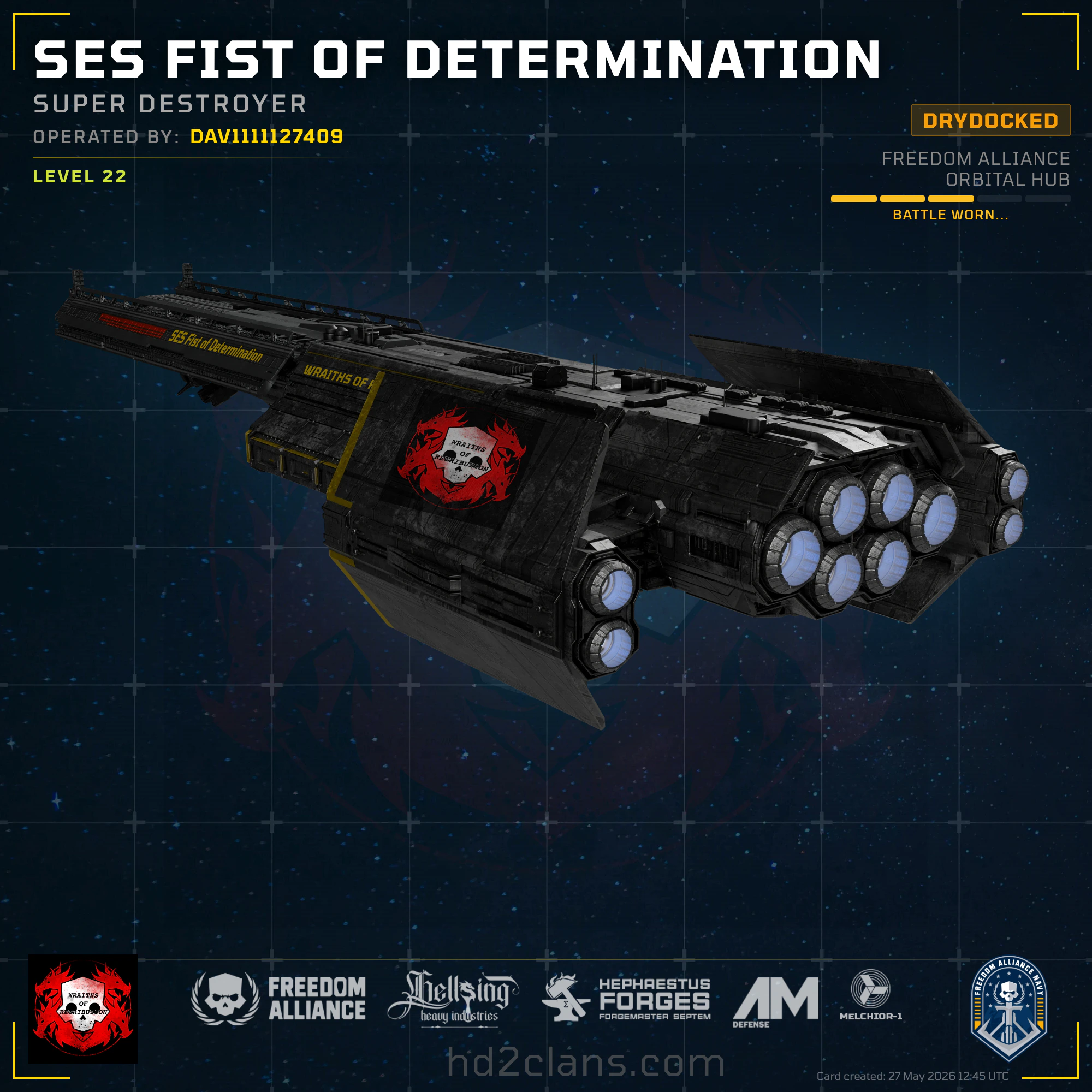 SES Fist of Determination