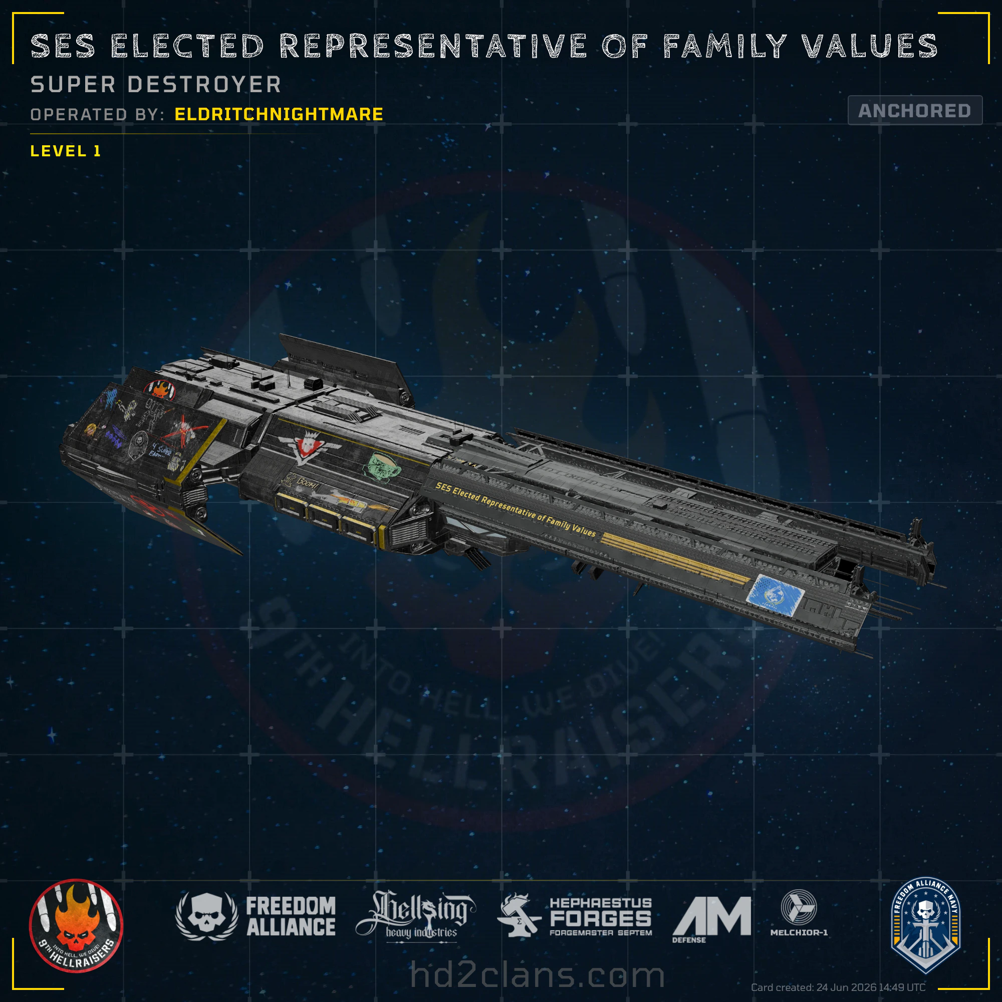 SES Elected Representative of Family Values