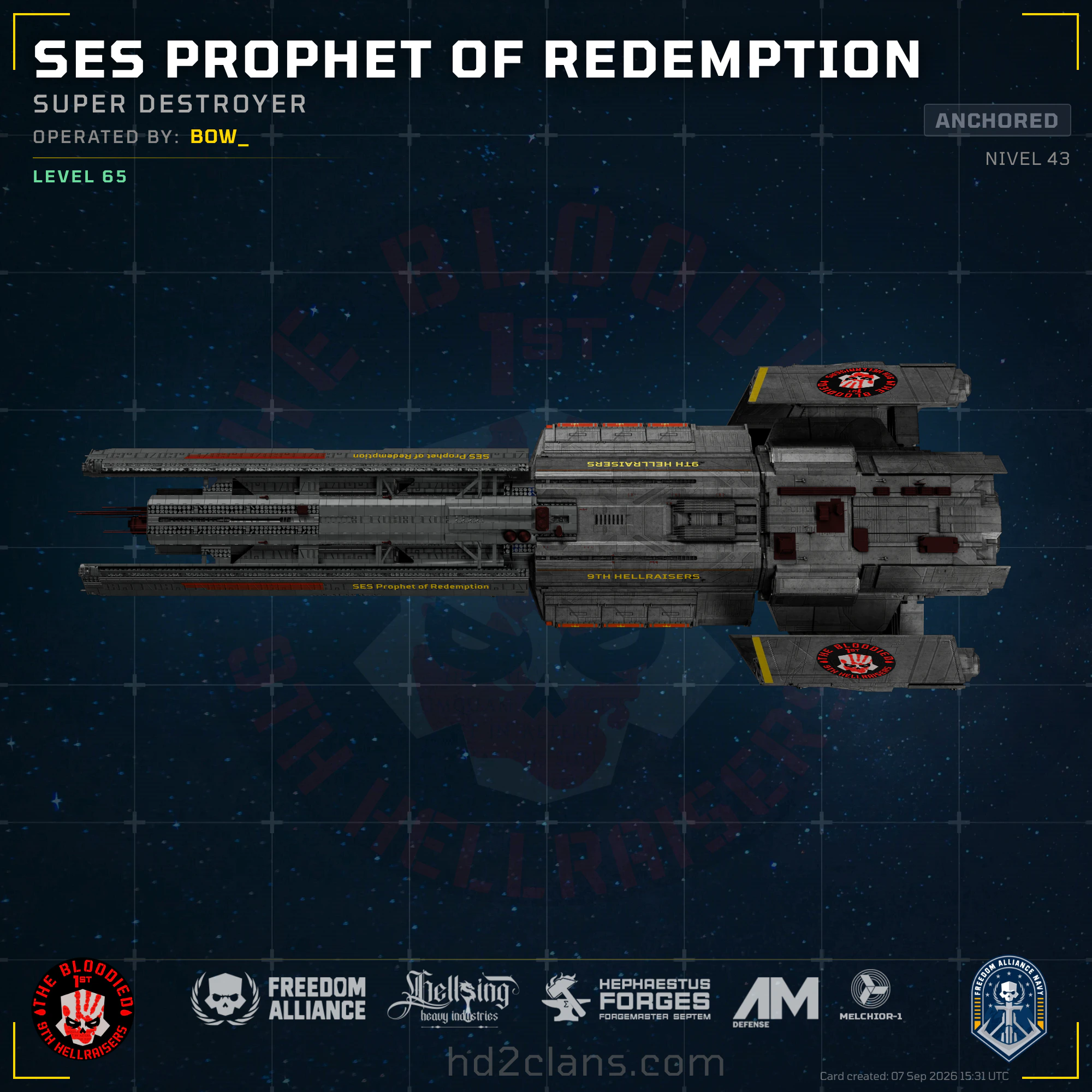 SES Prophet of Redemption