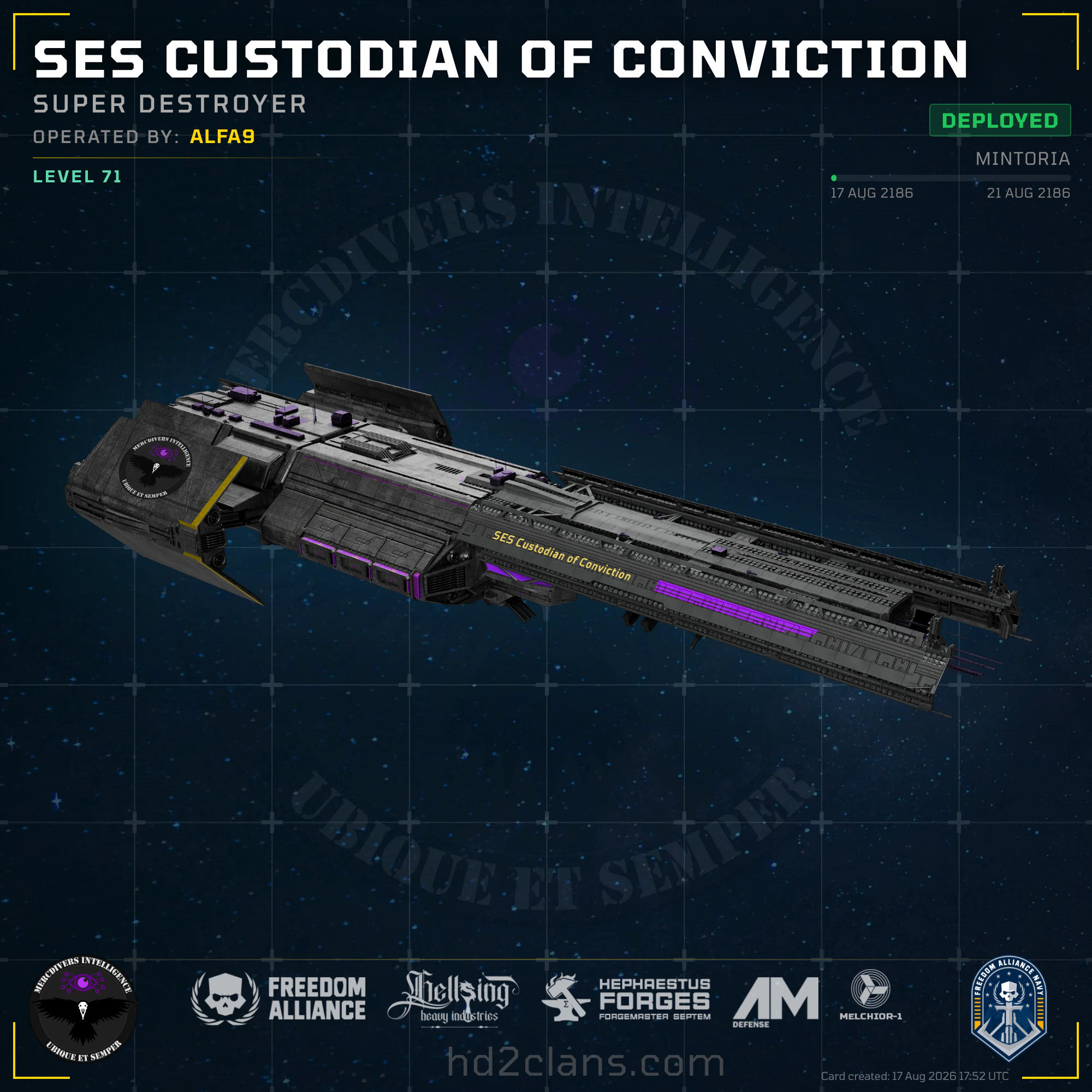 SES Custodian of Conviction