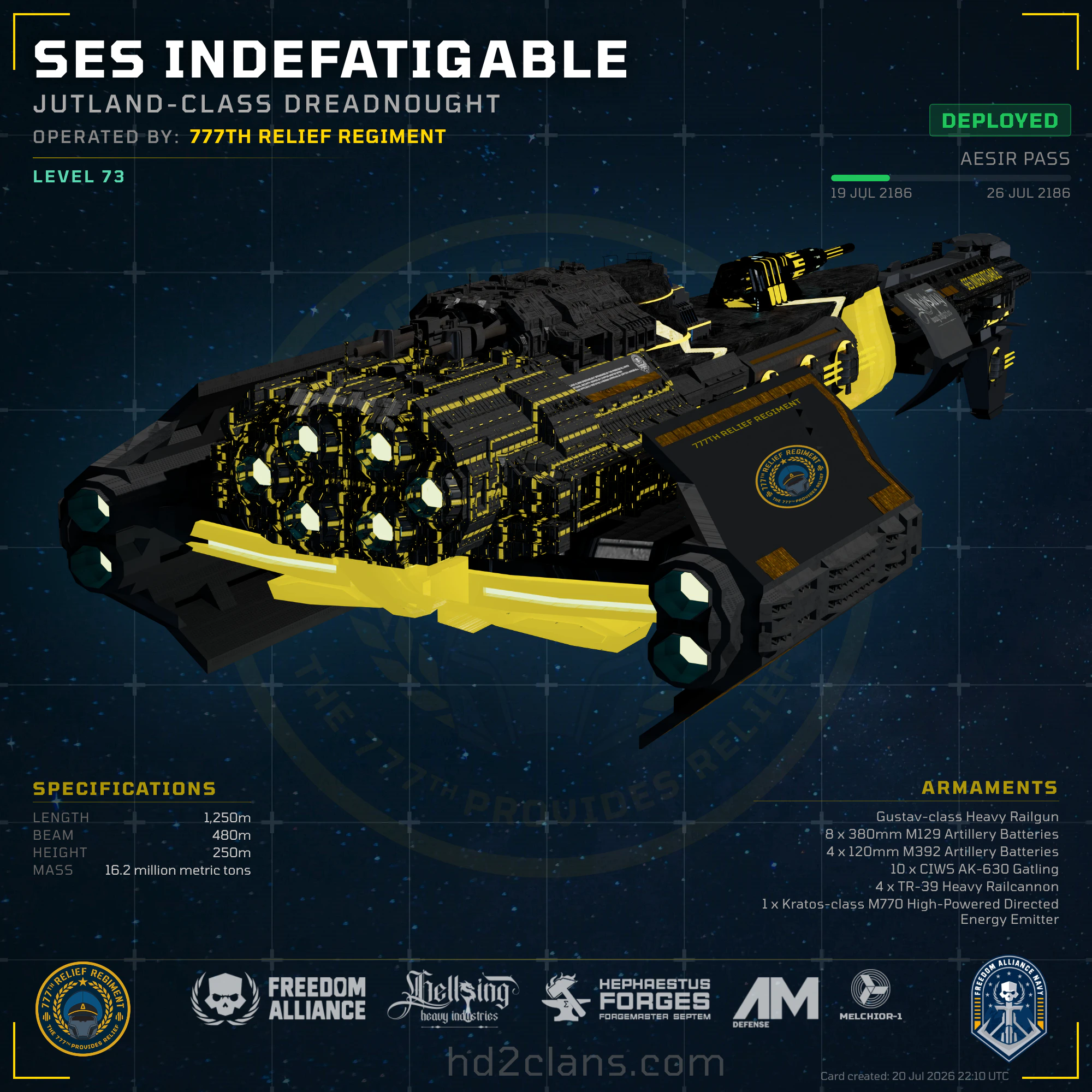 SES Indefatigable