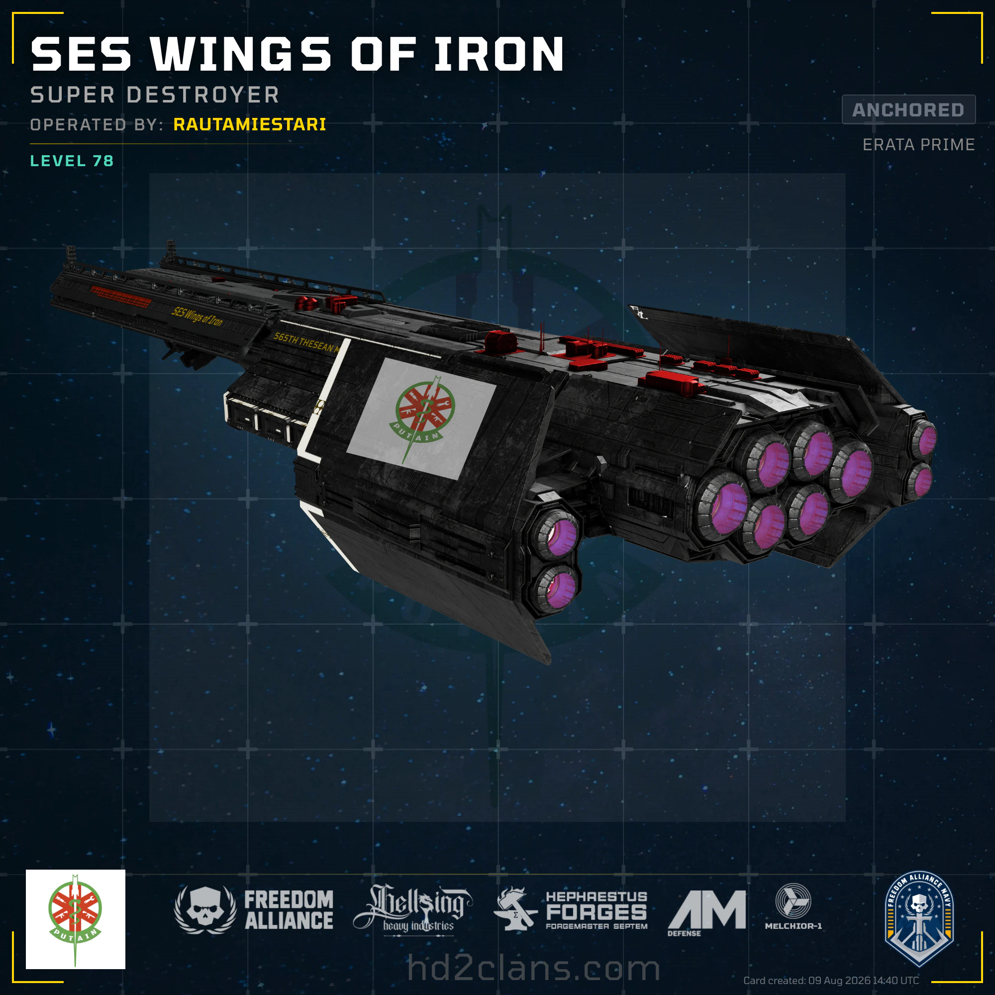 SES Wings of Iron