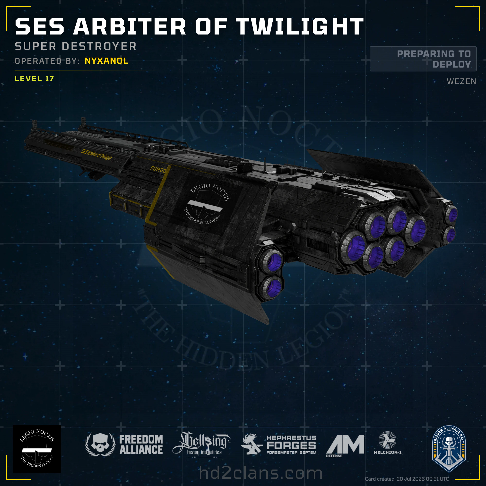 SES Arbiter of Twilight