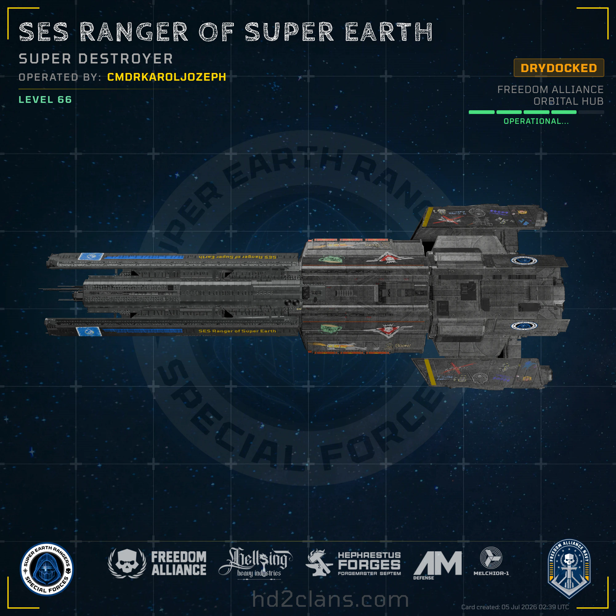 SES Ranger of Super Earth