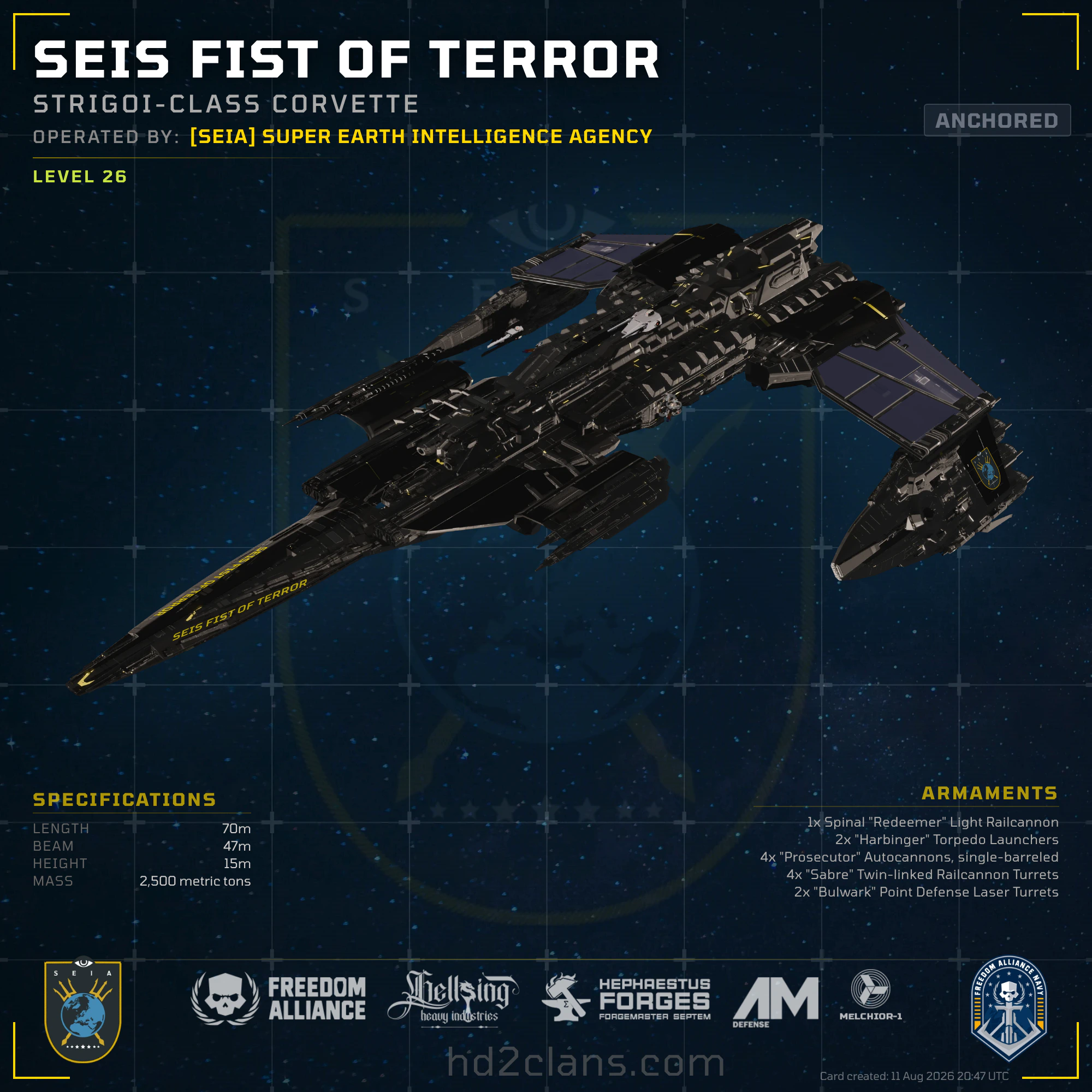 SEIS Fist of Terror