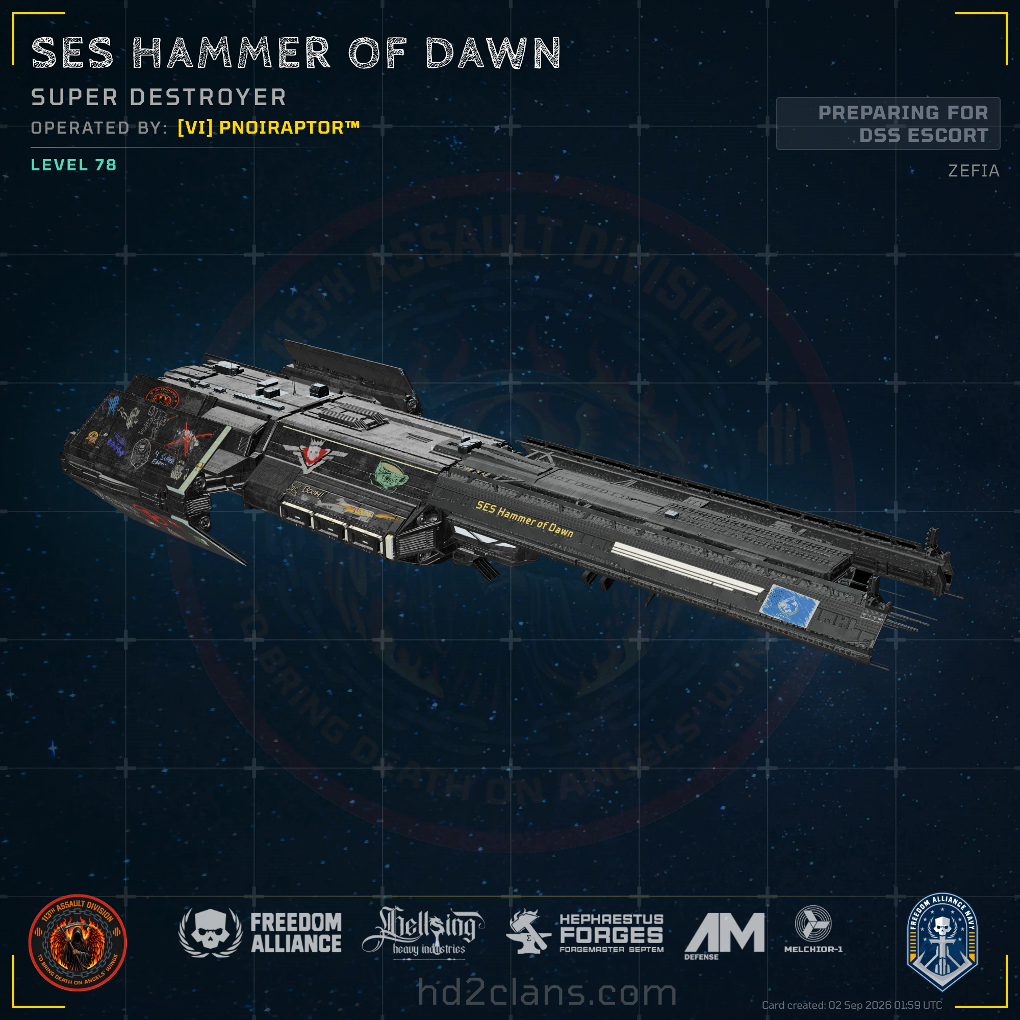 SES Hammer of Dawn