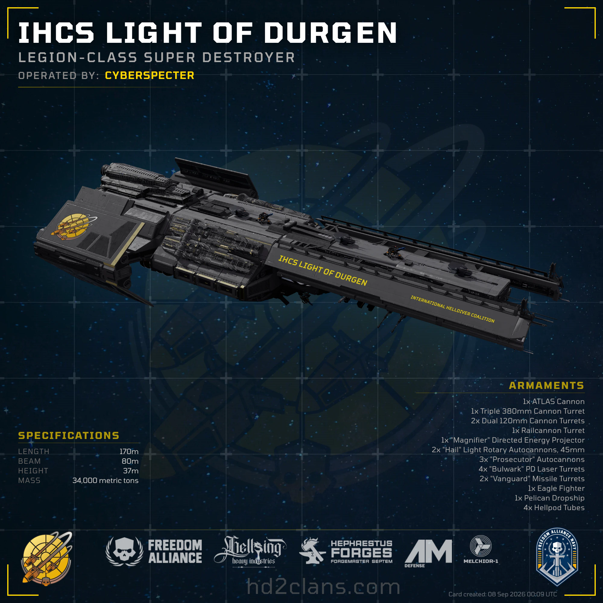 IHCS Light of Durgen