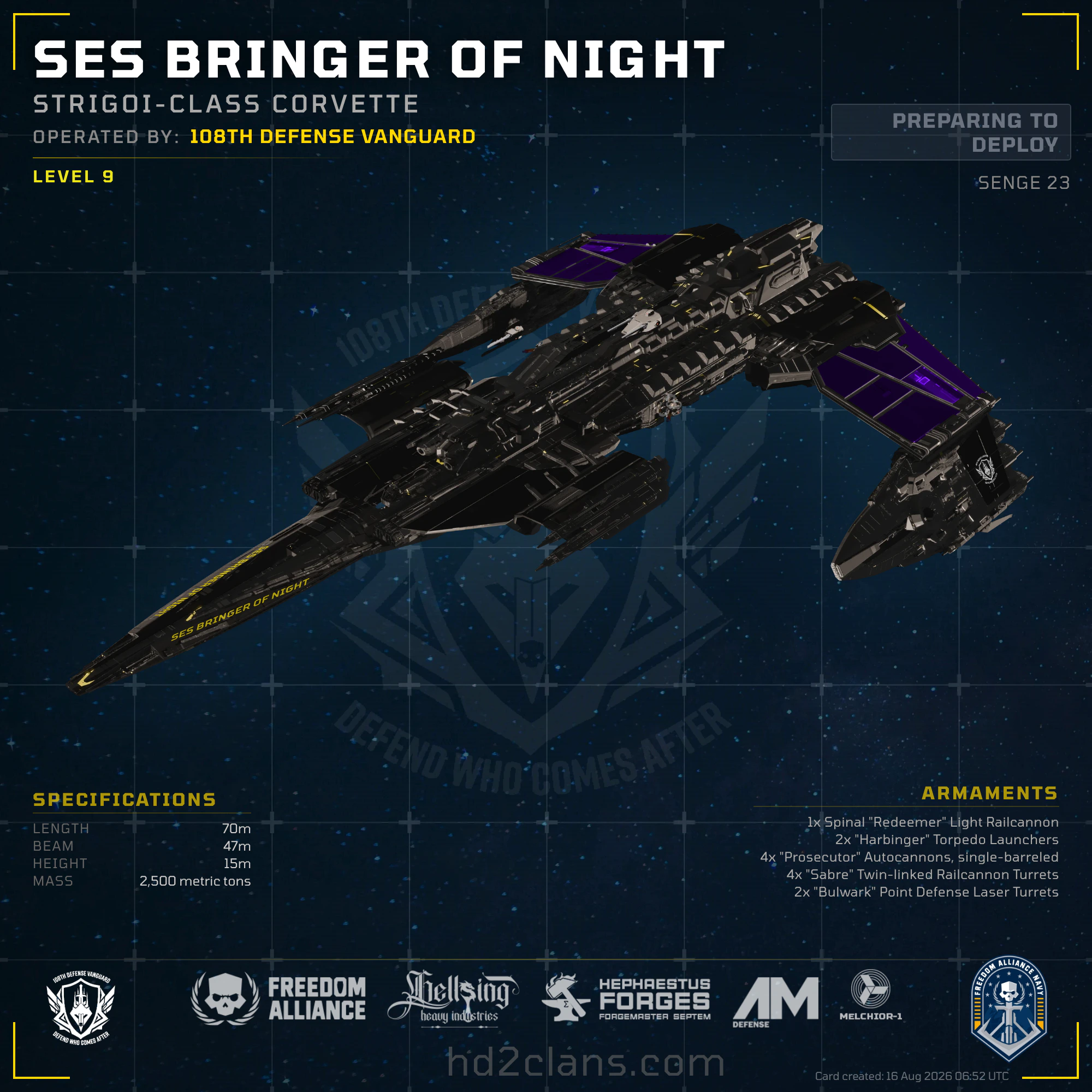 SES Bringer of Night