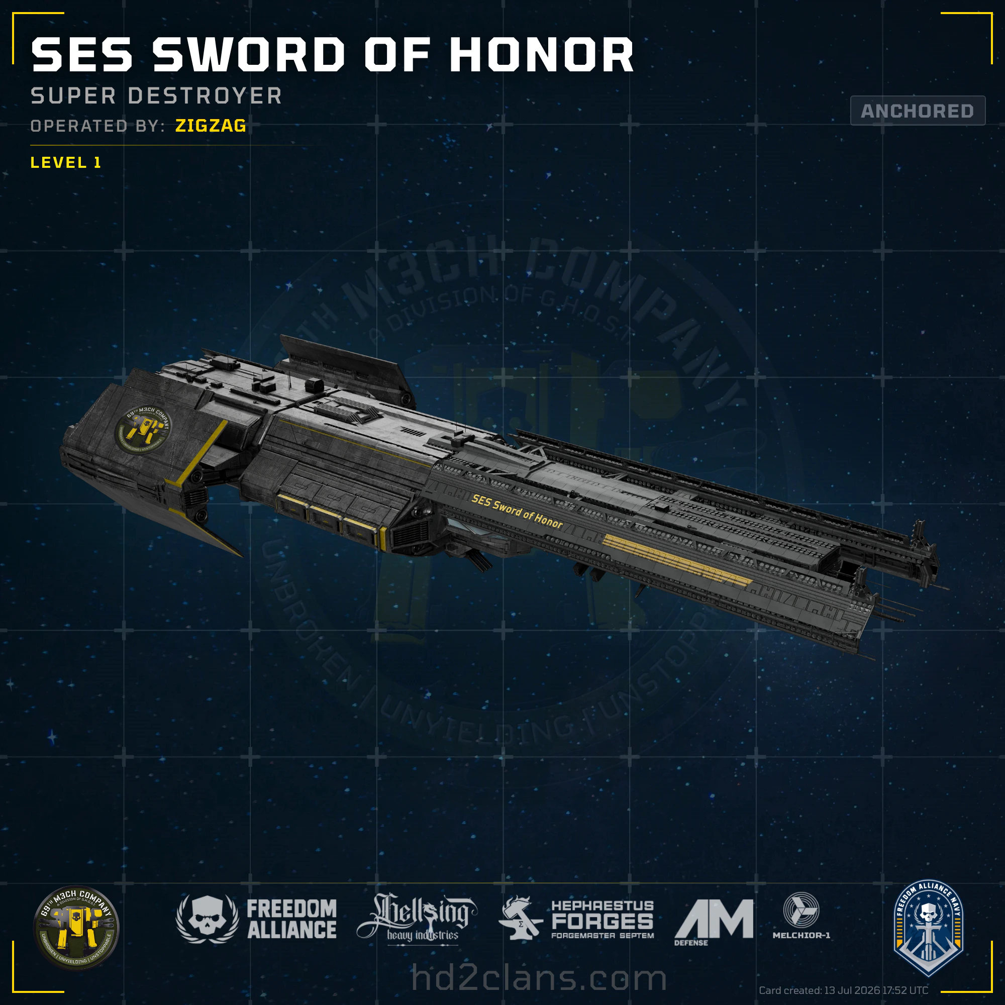 SES Sword of Honor
