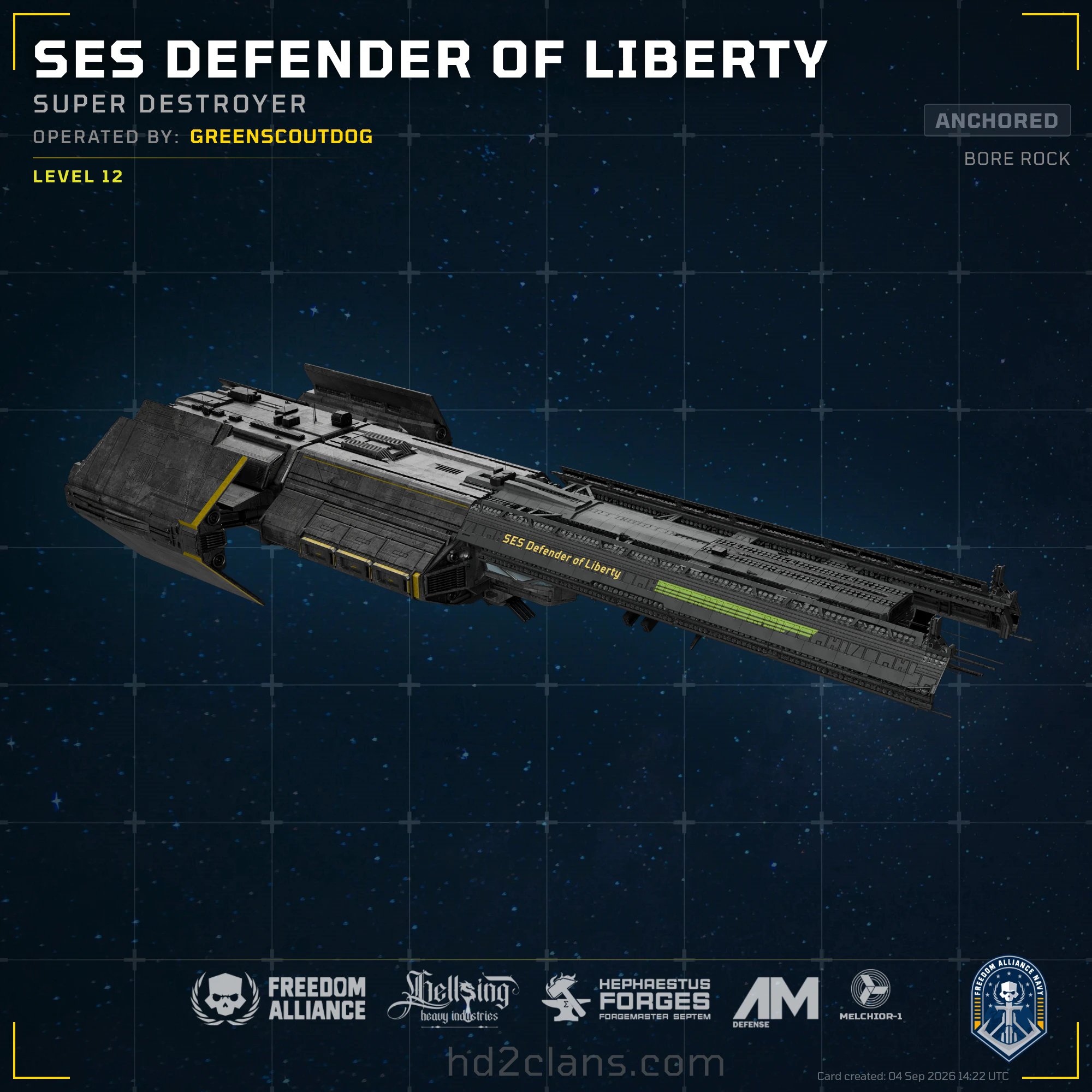 SES Defender of Liberty