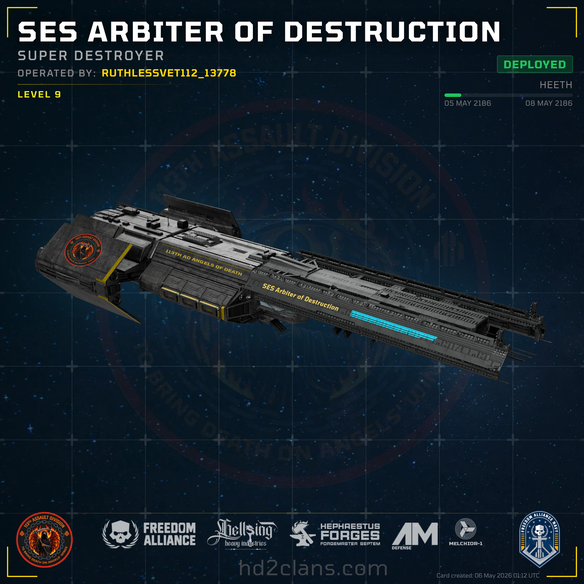 SES Arbiter of Destruction