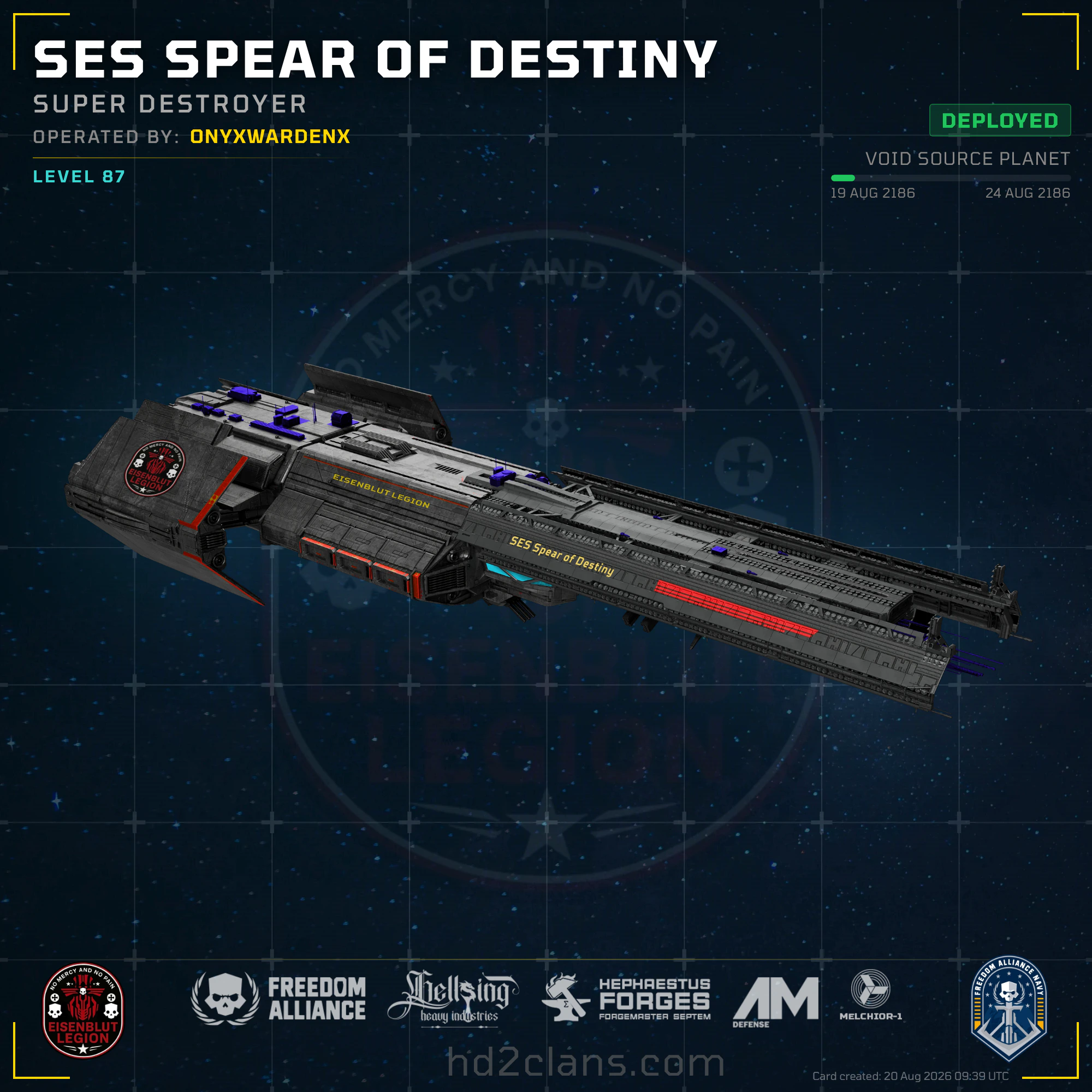SES Spear of Destiny