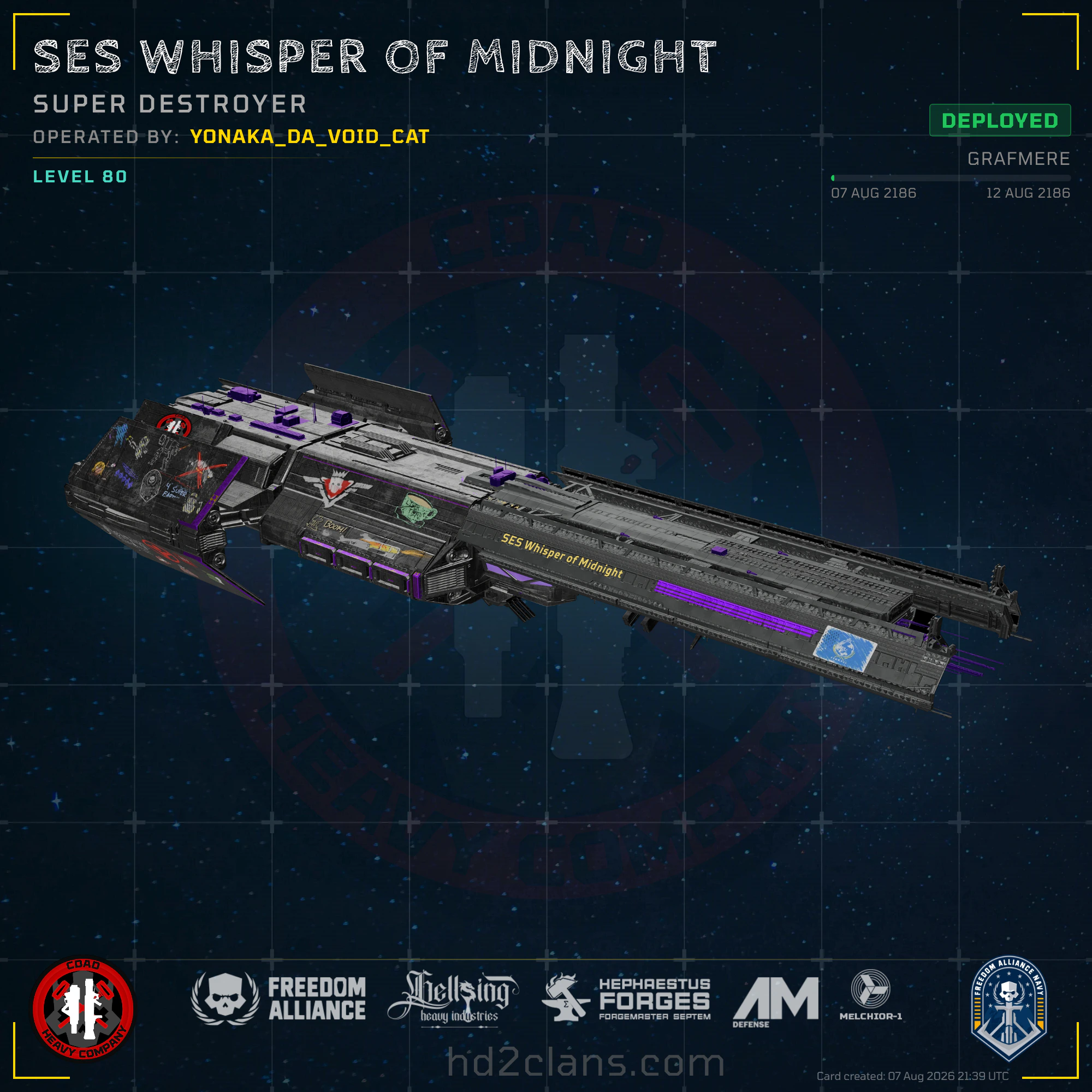 SES Whisper of Midnight