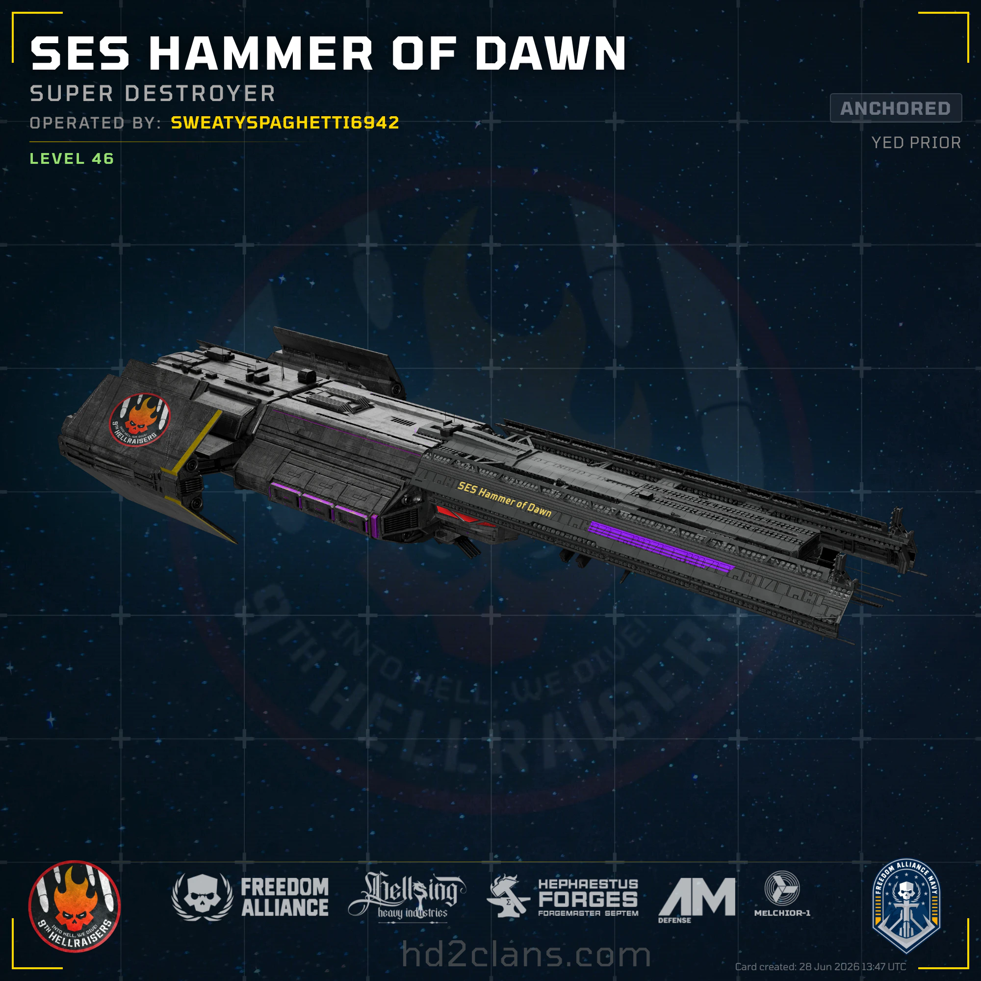 SES Hammer of Dawn
