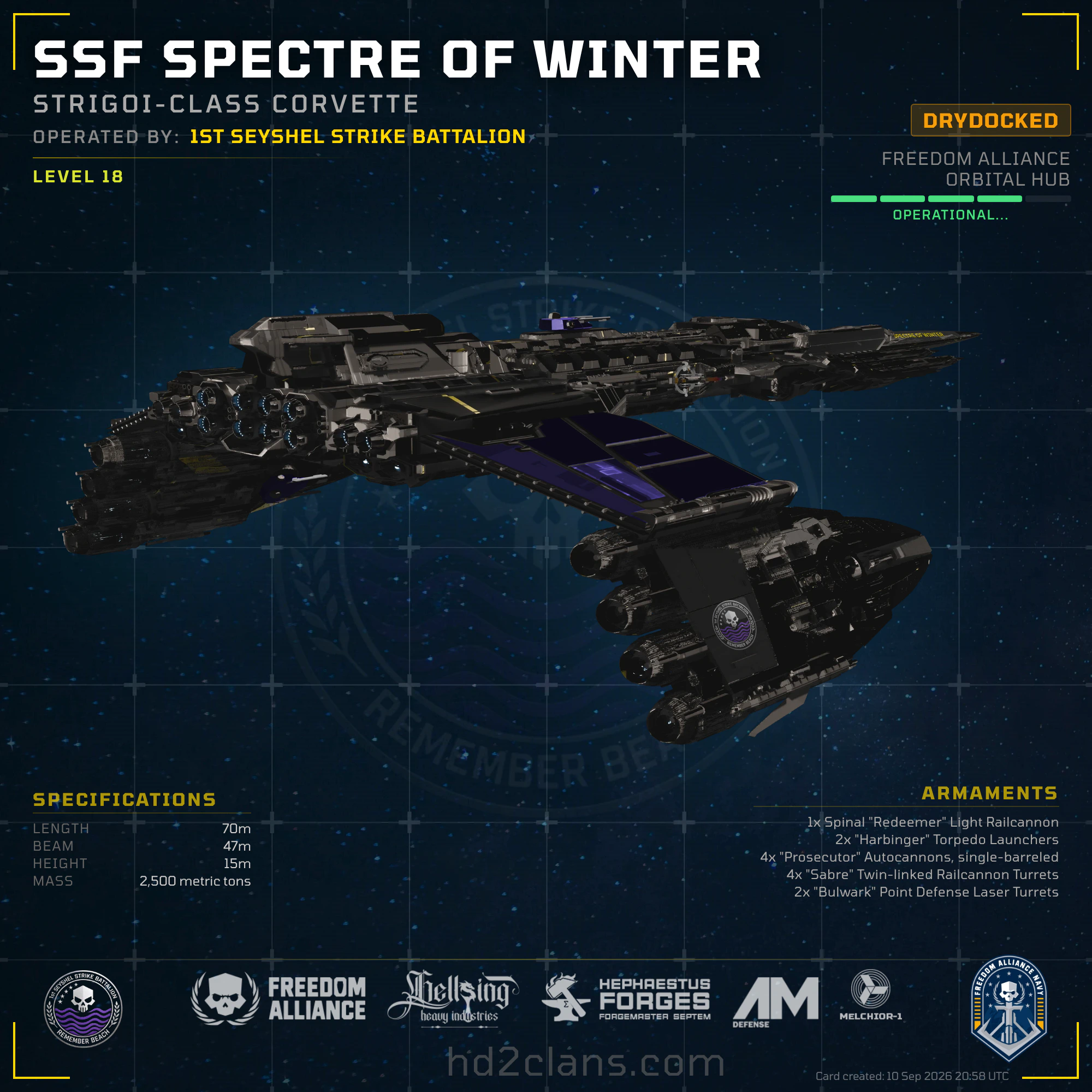 SSF Spectre of Winter
