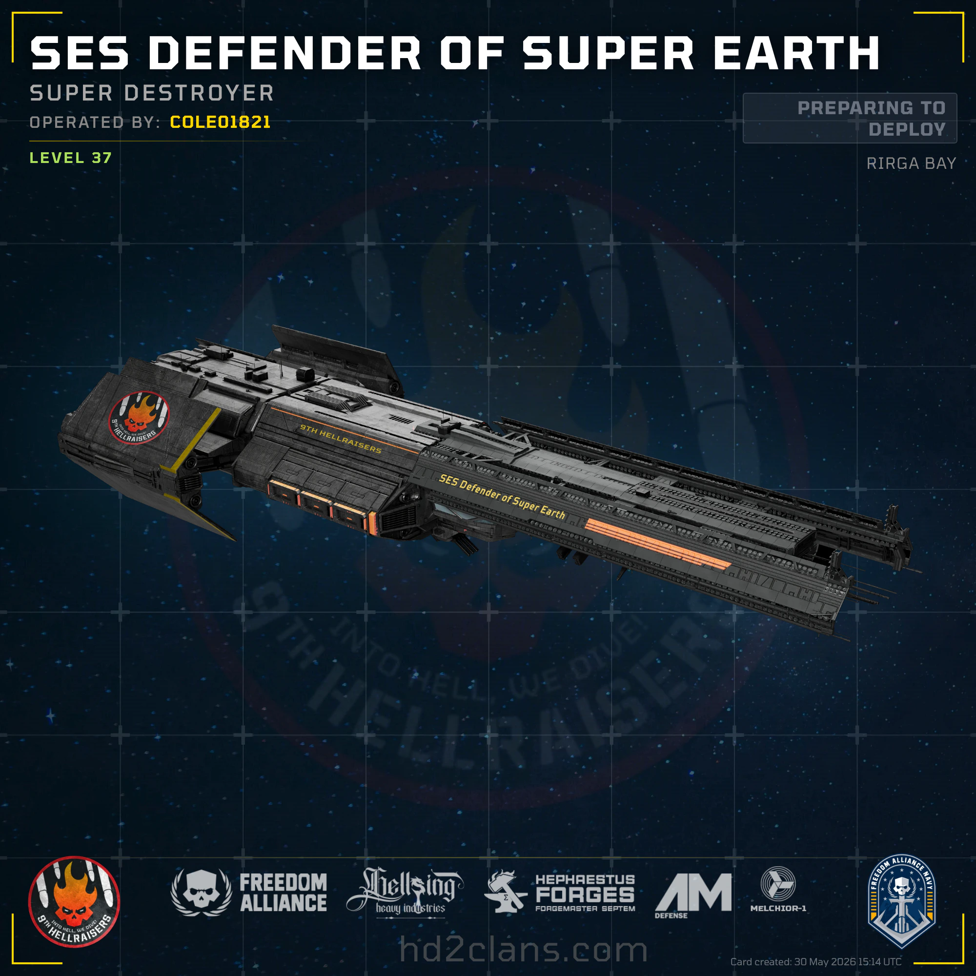 SES Defender of Super Earth
