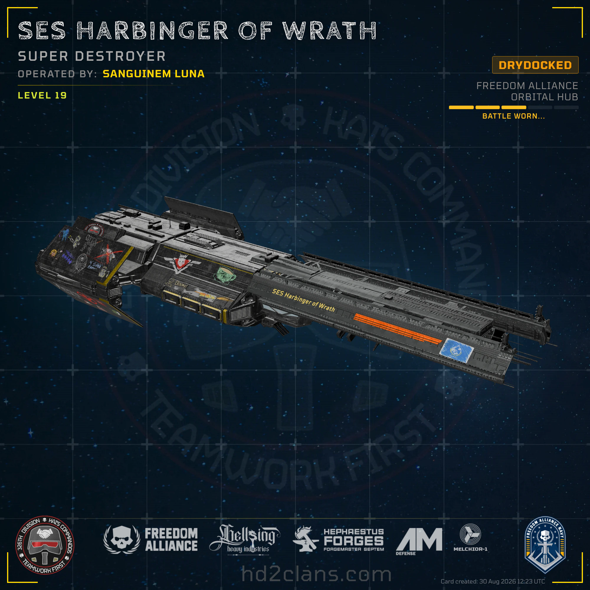SES Harbinger of Wrath