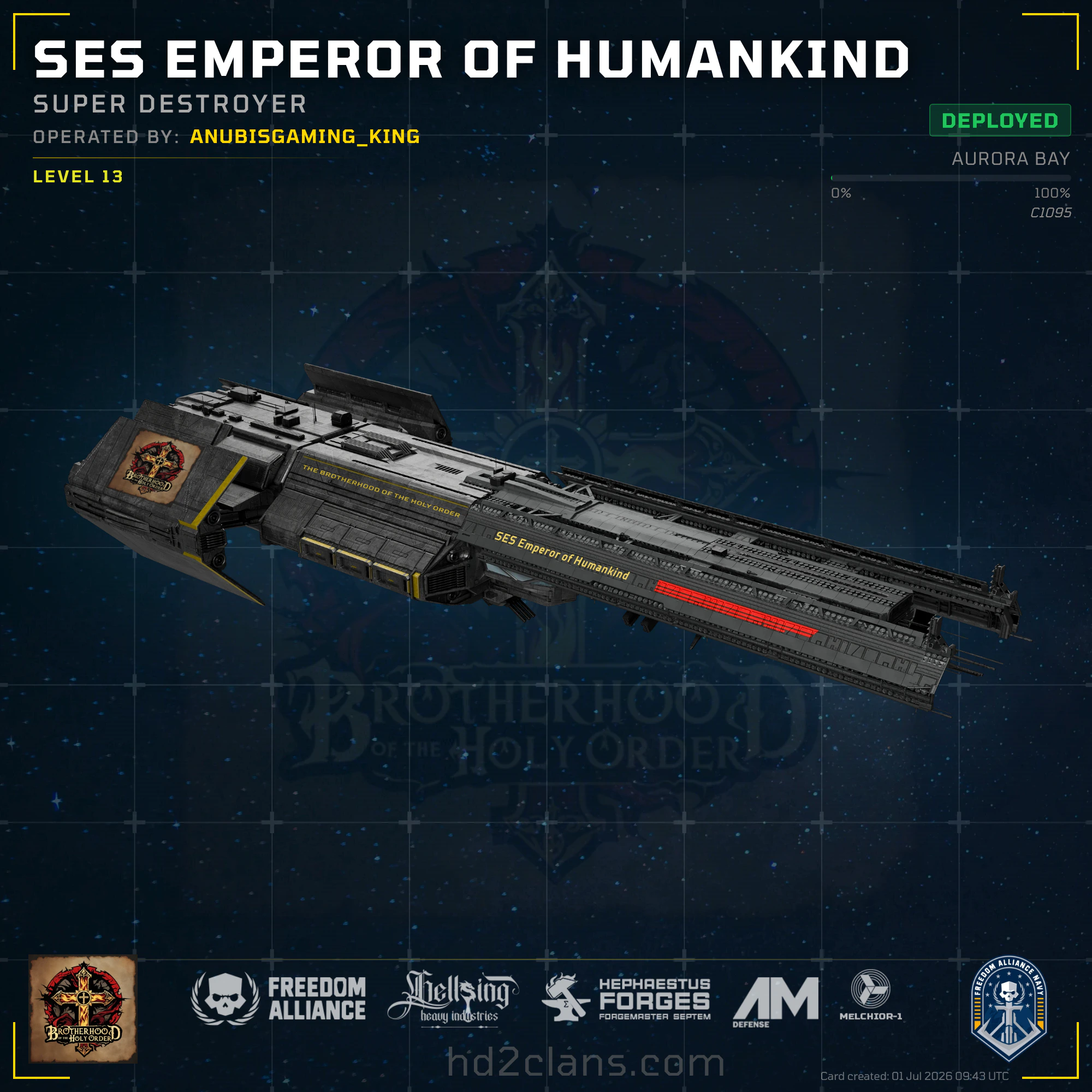 SES Emperor of Humankind