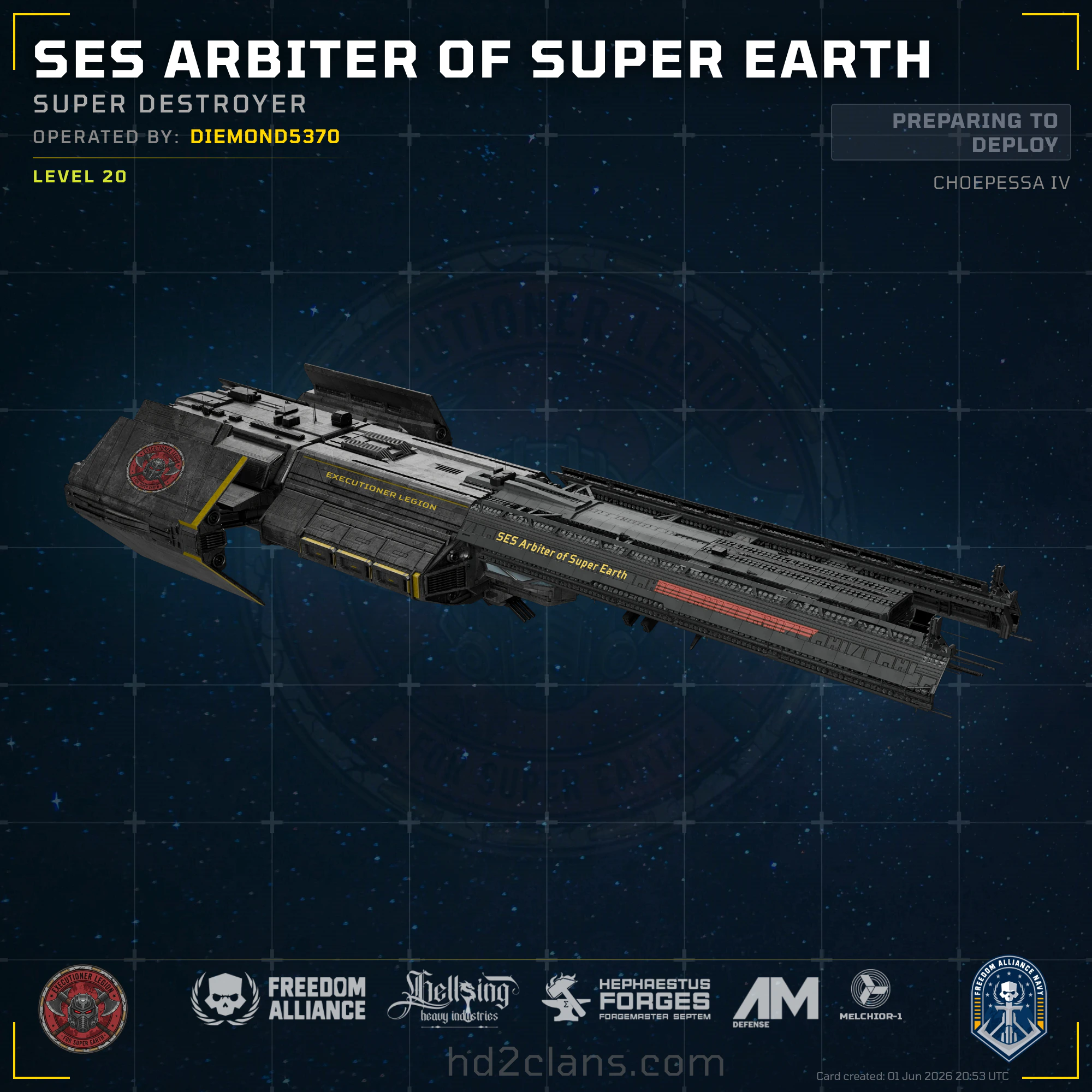 SES Arbiter of Super Earth