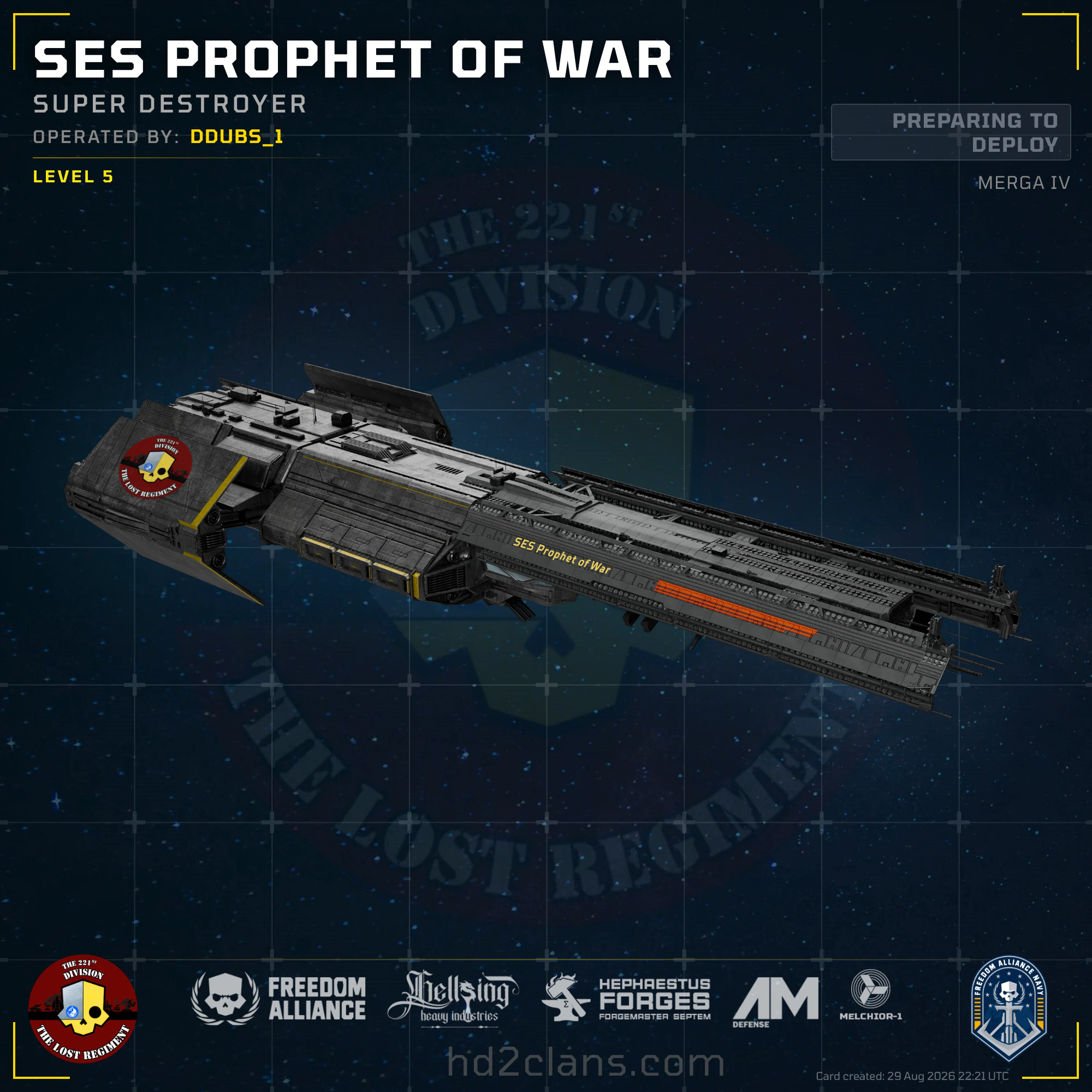 SES Prophet of War
