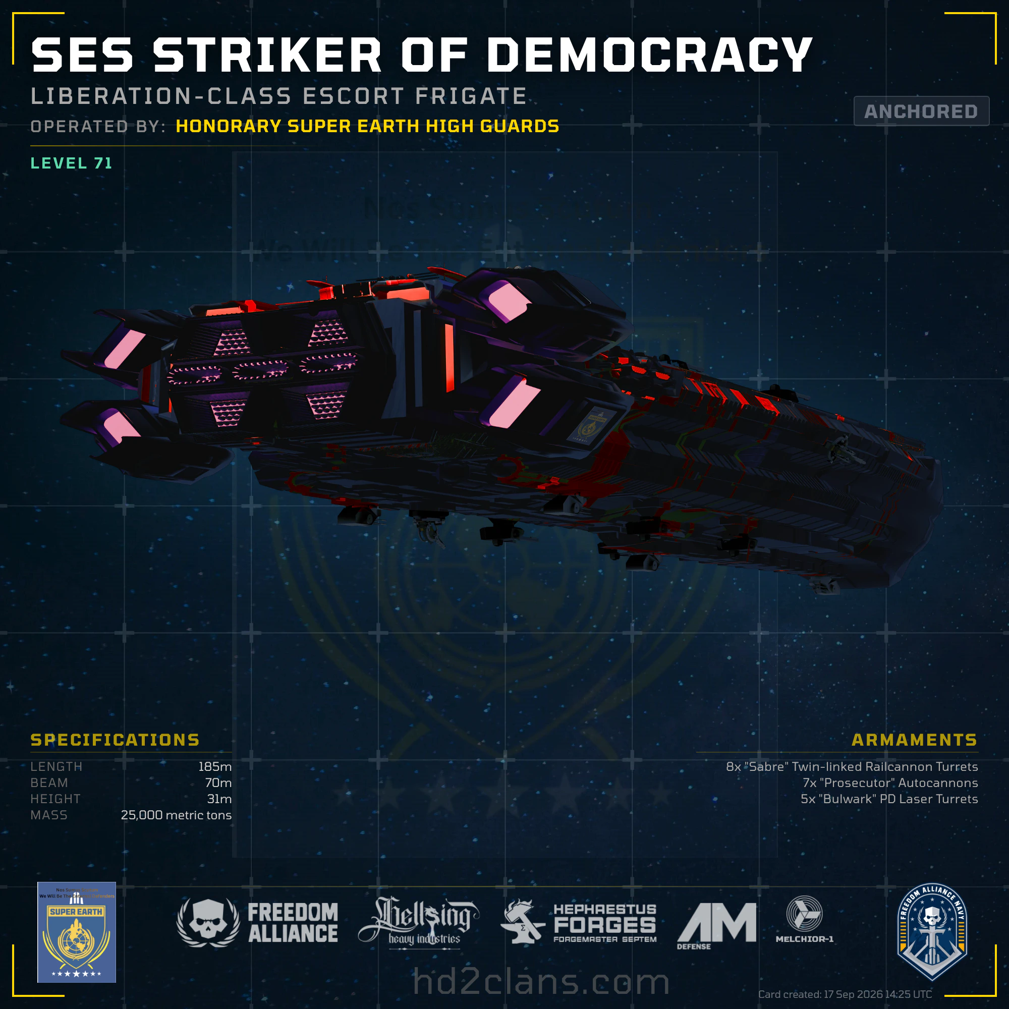 SES Striker of Democracy