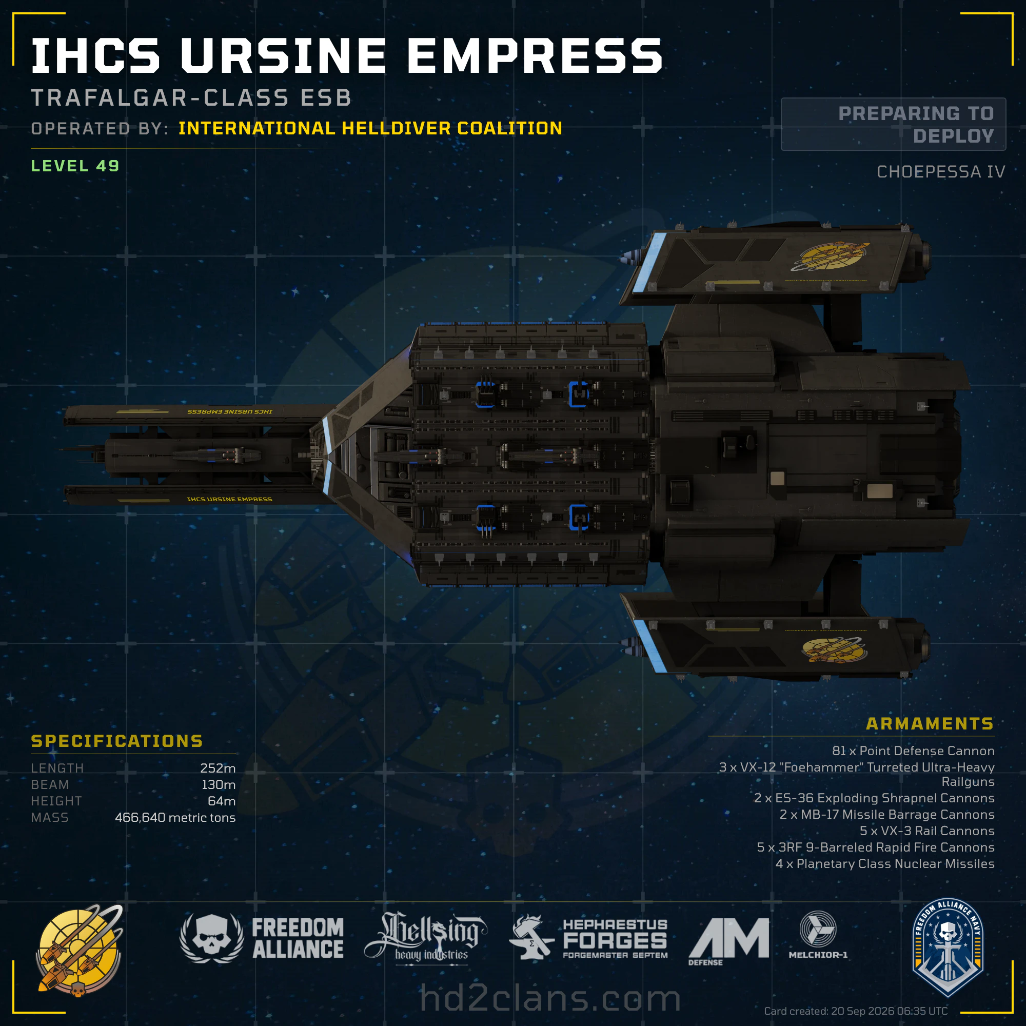 IHCS Ursine Empress