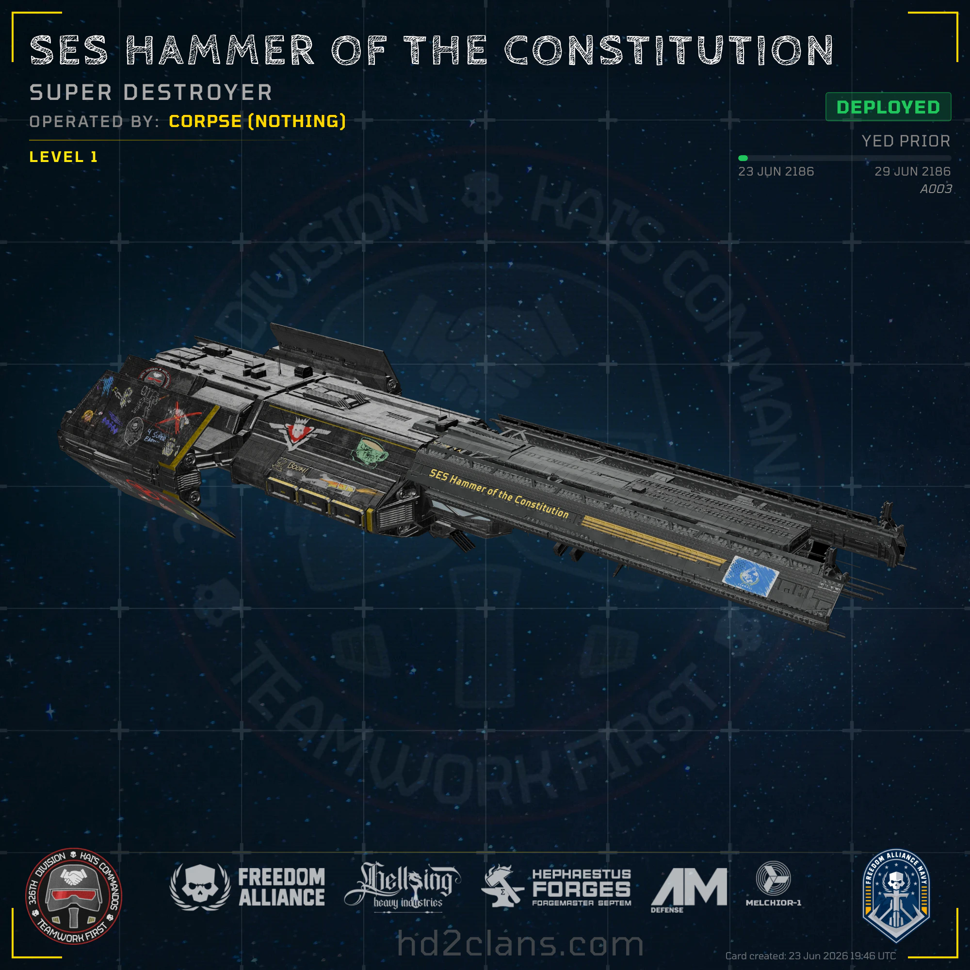 SES Hammer of the Constitution