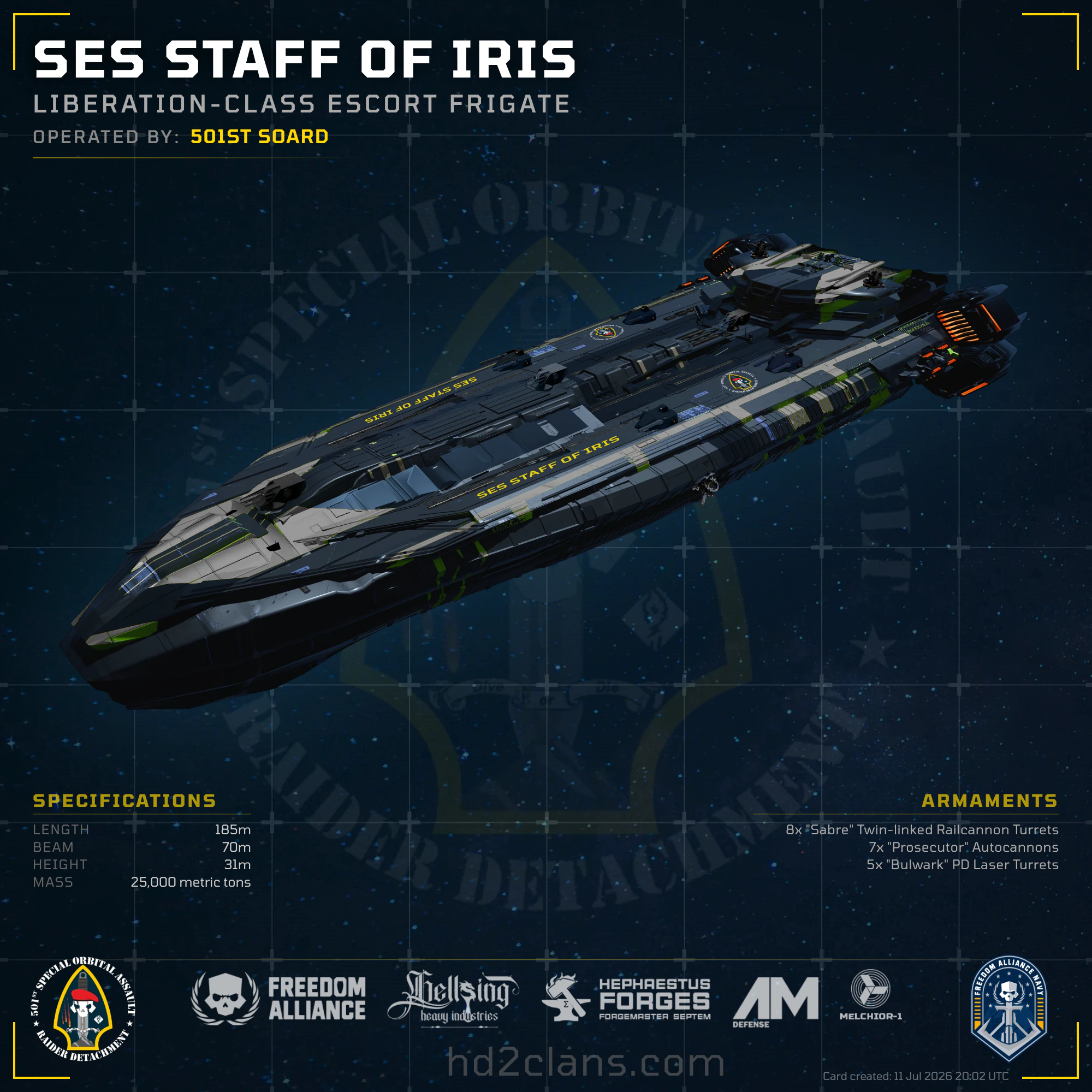 SES Staff of Iris