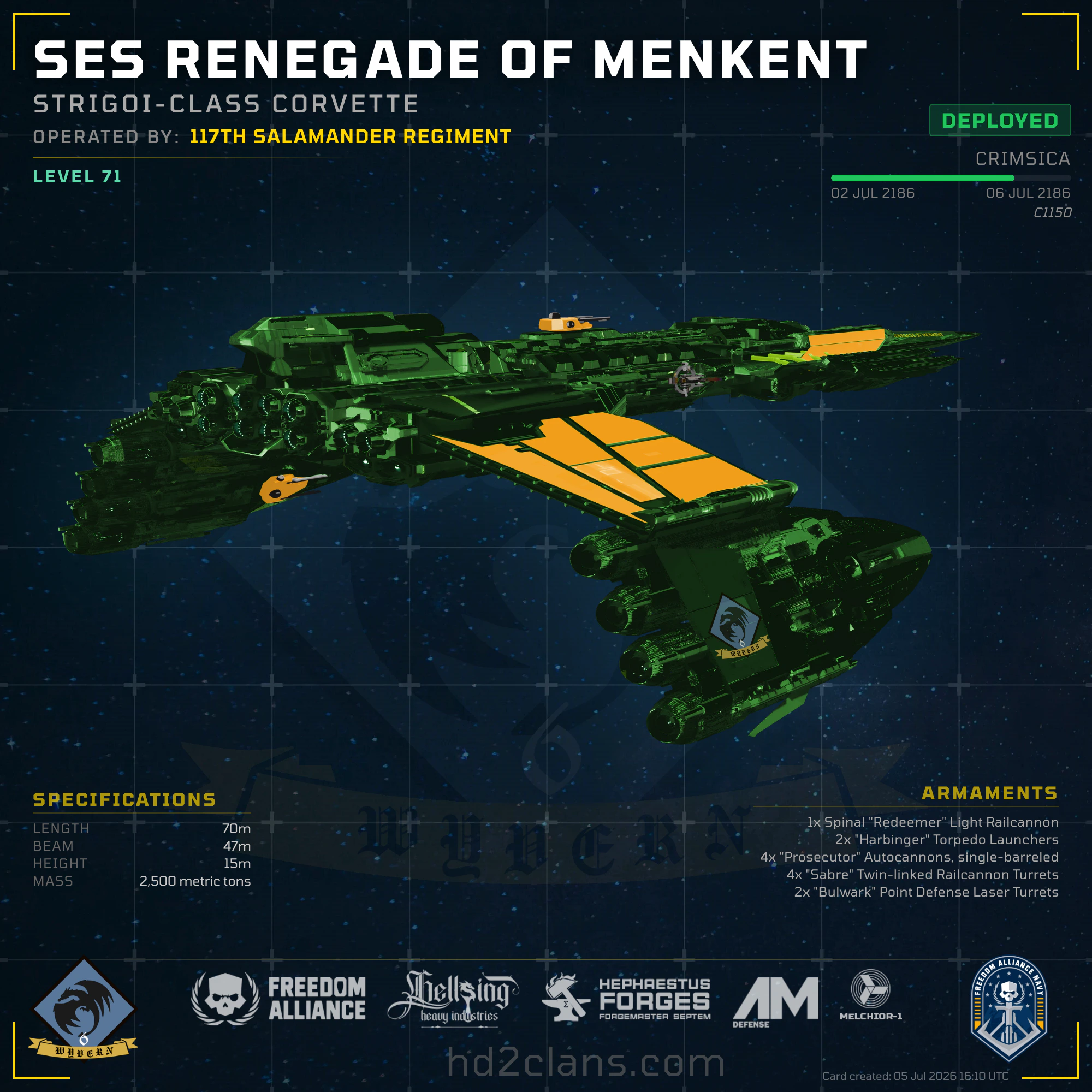 SES Renegade of Menkent