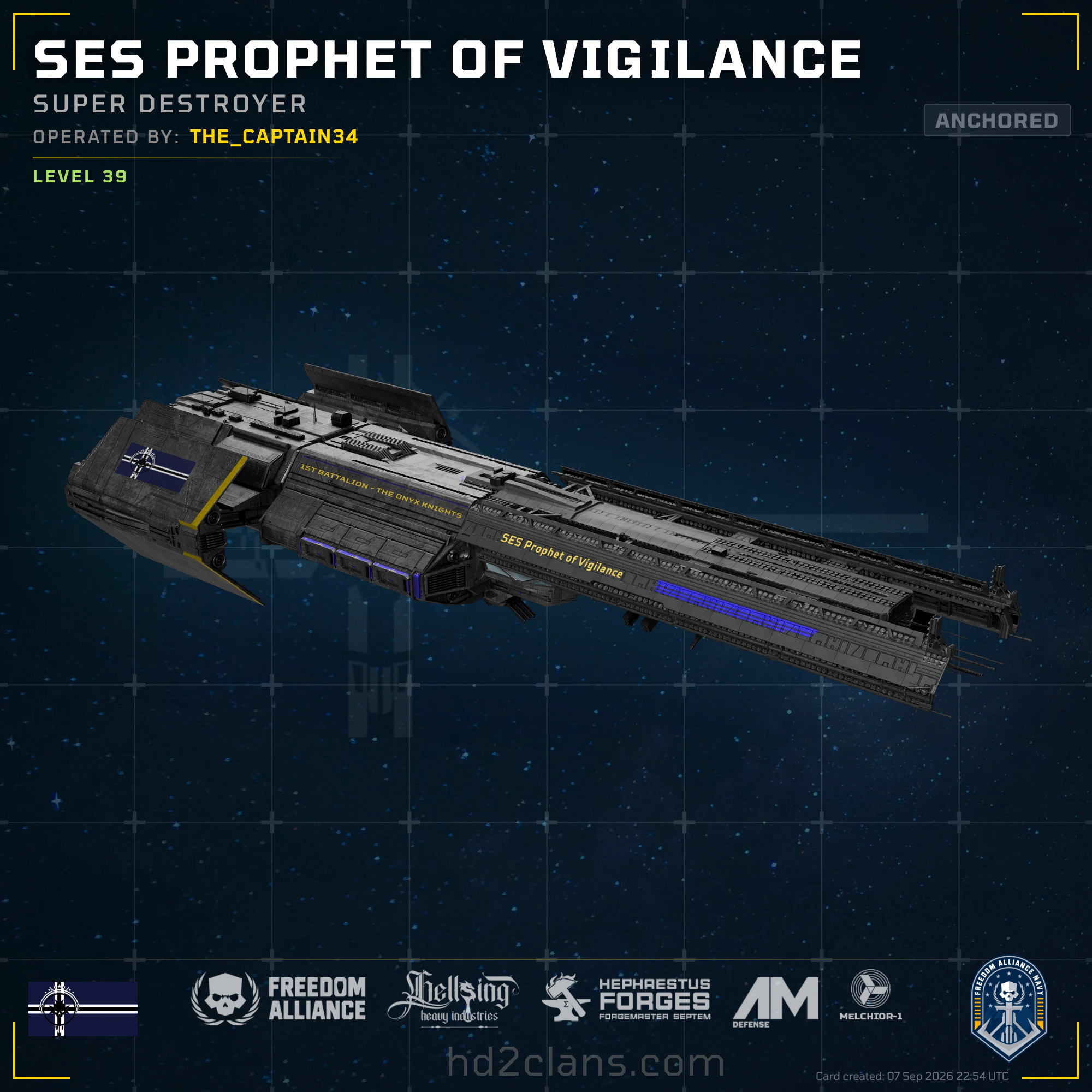 SES Prophet of Vigilance