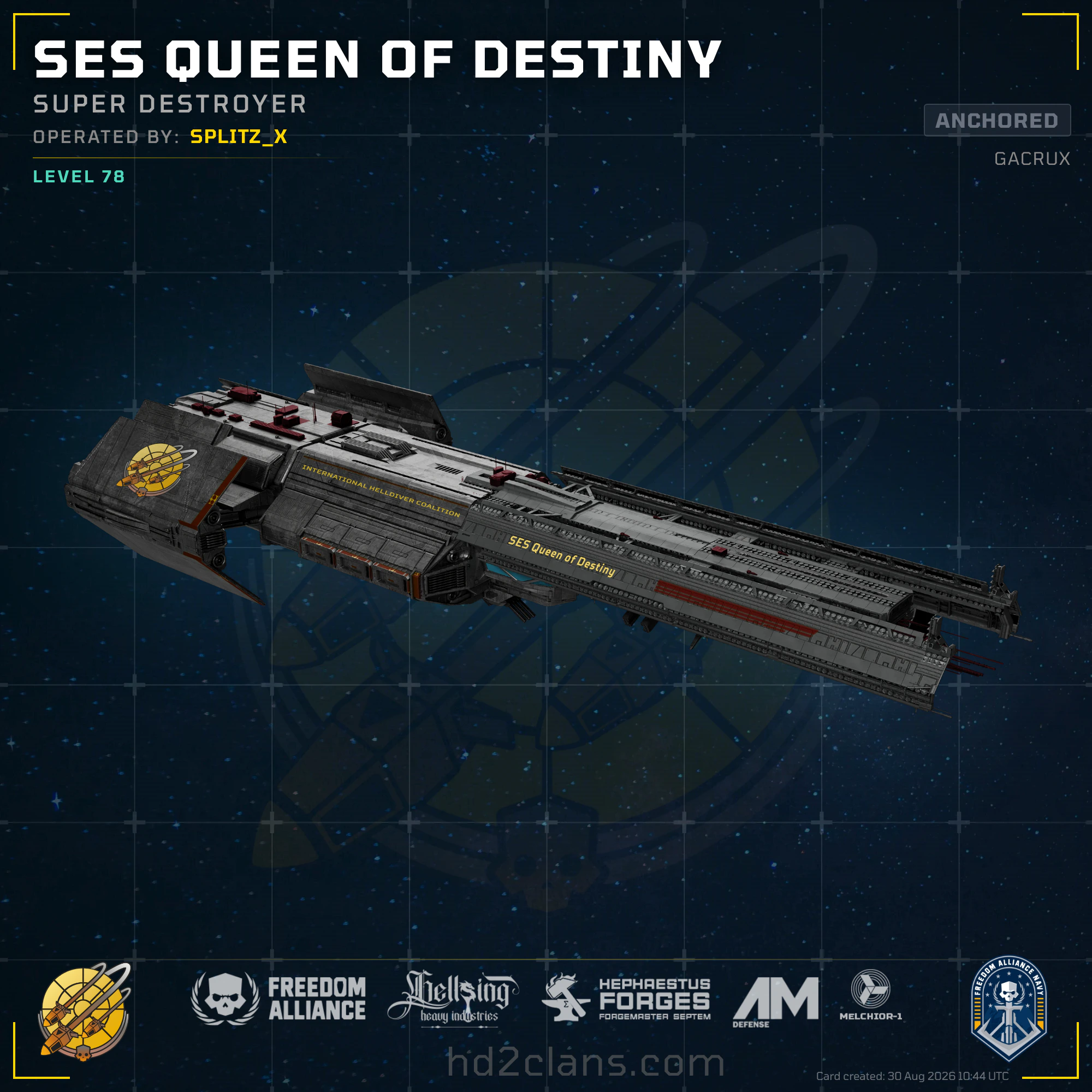 SES Queen of Destiny