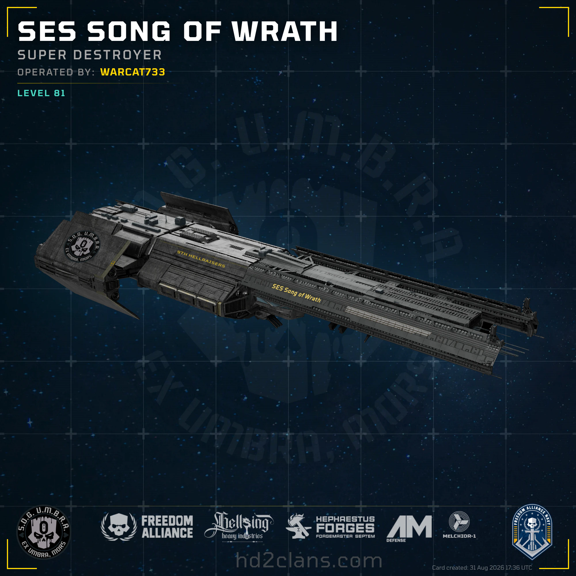 SES Song of Wrath