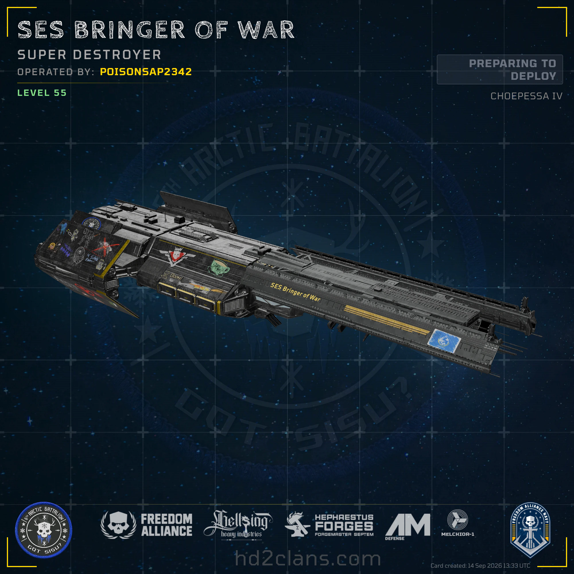 SES Bringer of War