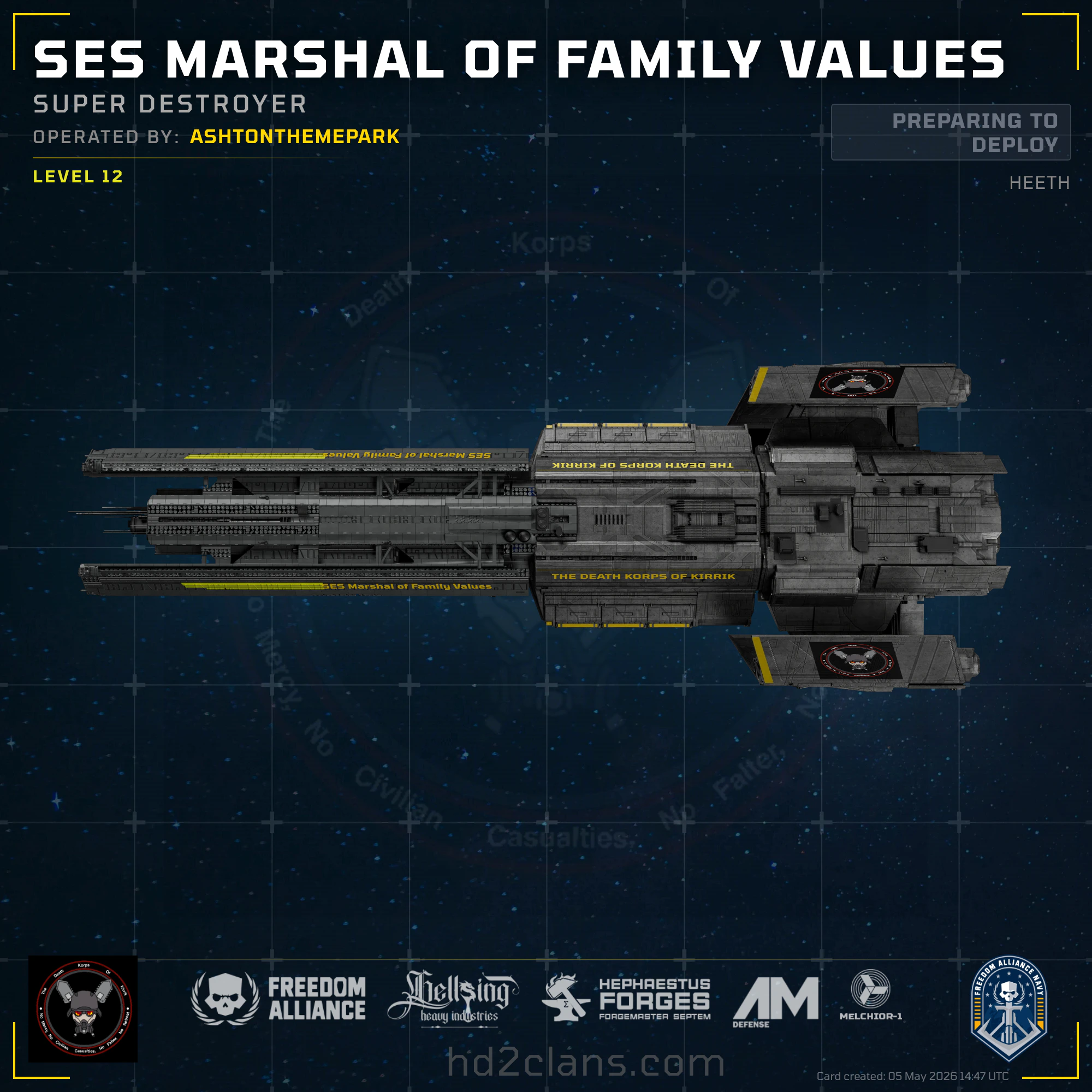 SES Marshal of Family Values