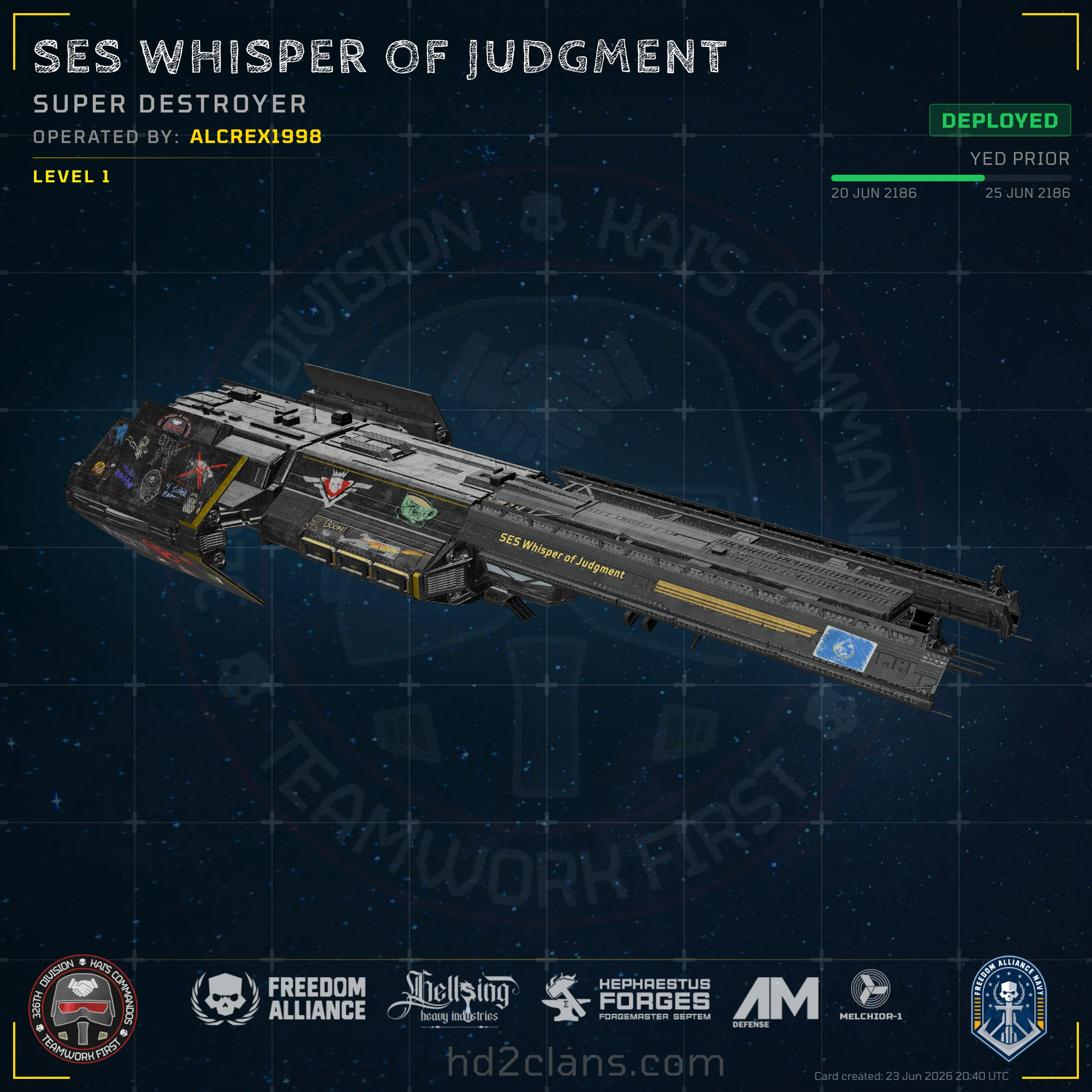 SES Whisper of Judgment