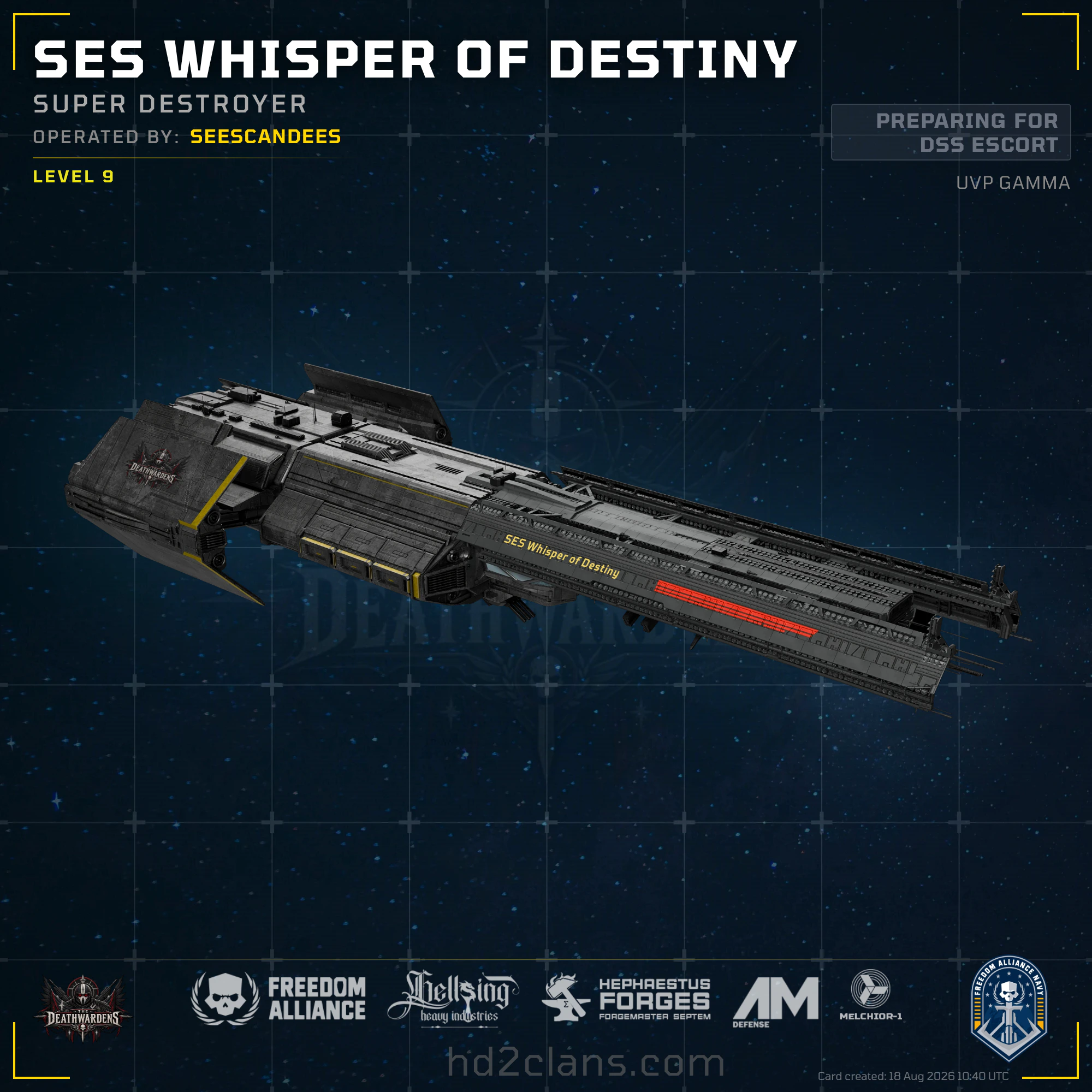 SES Whisper of Destiny