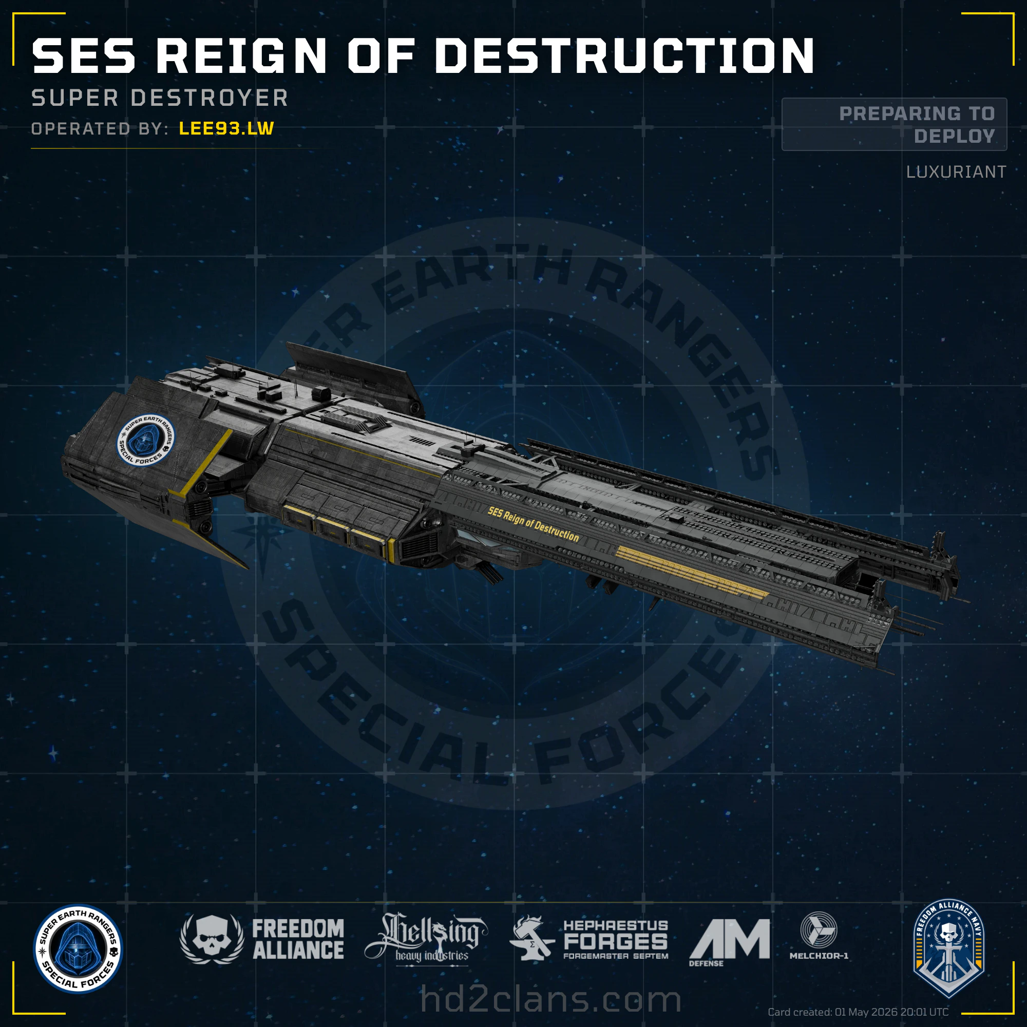 SES Reign of Destruction