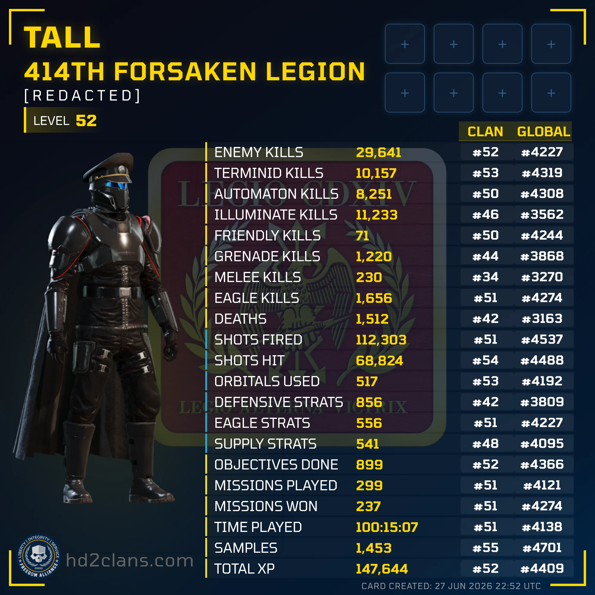 Player Card